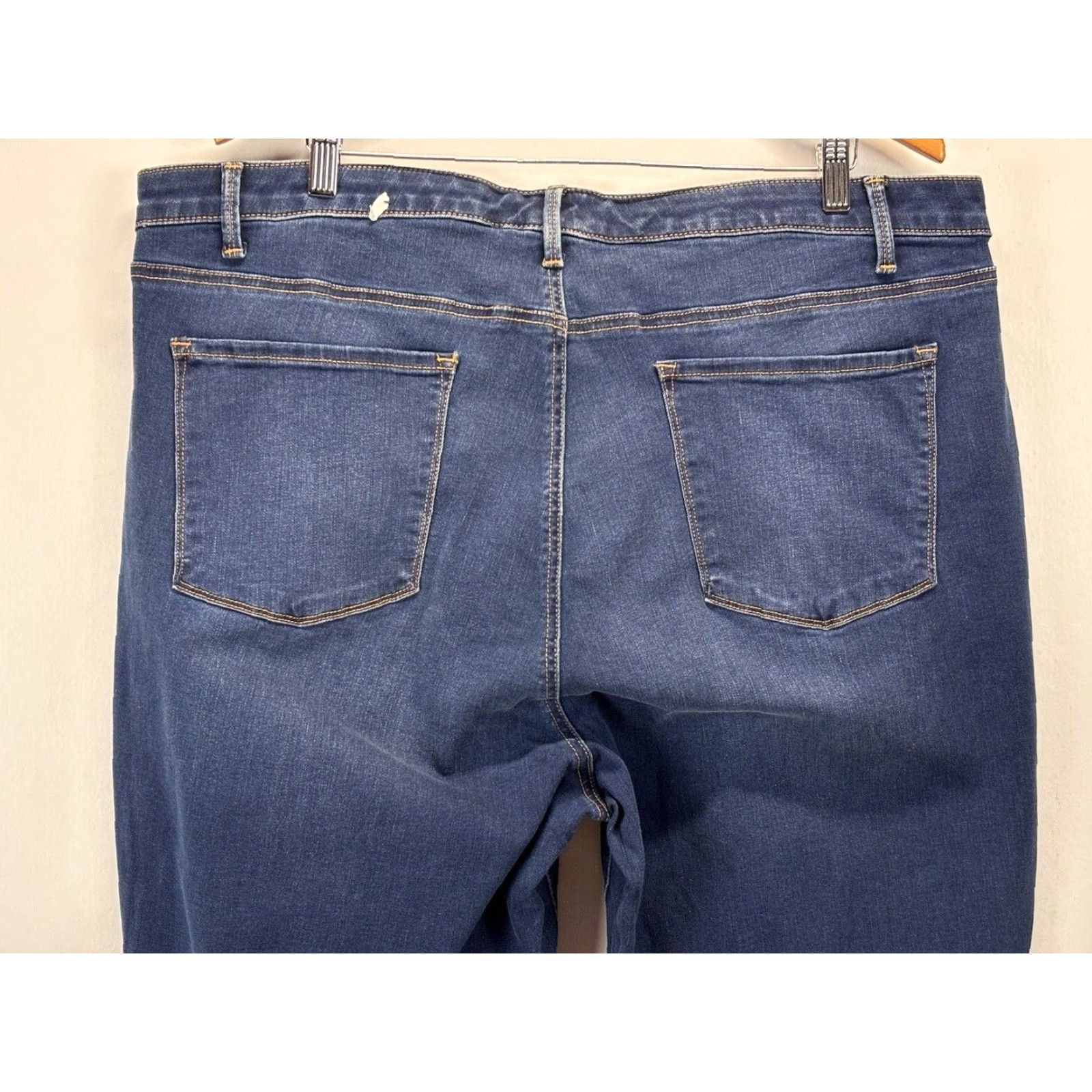 Talbots VINTAGE Talbots Women's Jegging Ankle Jeans Size 22W Plus High Rise Stretch Denim Blue Size 40" / US 18 - 4 Thumbnail