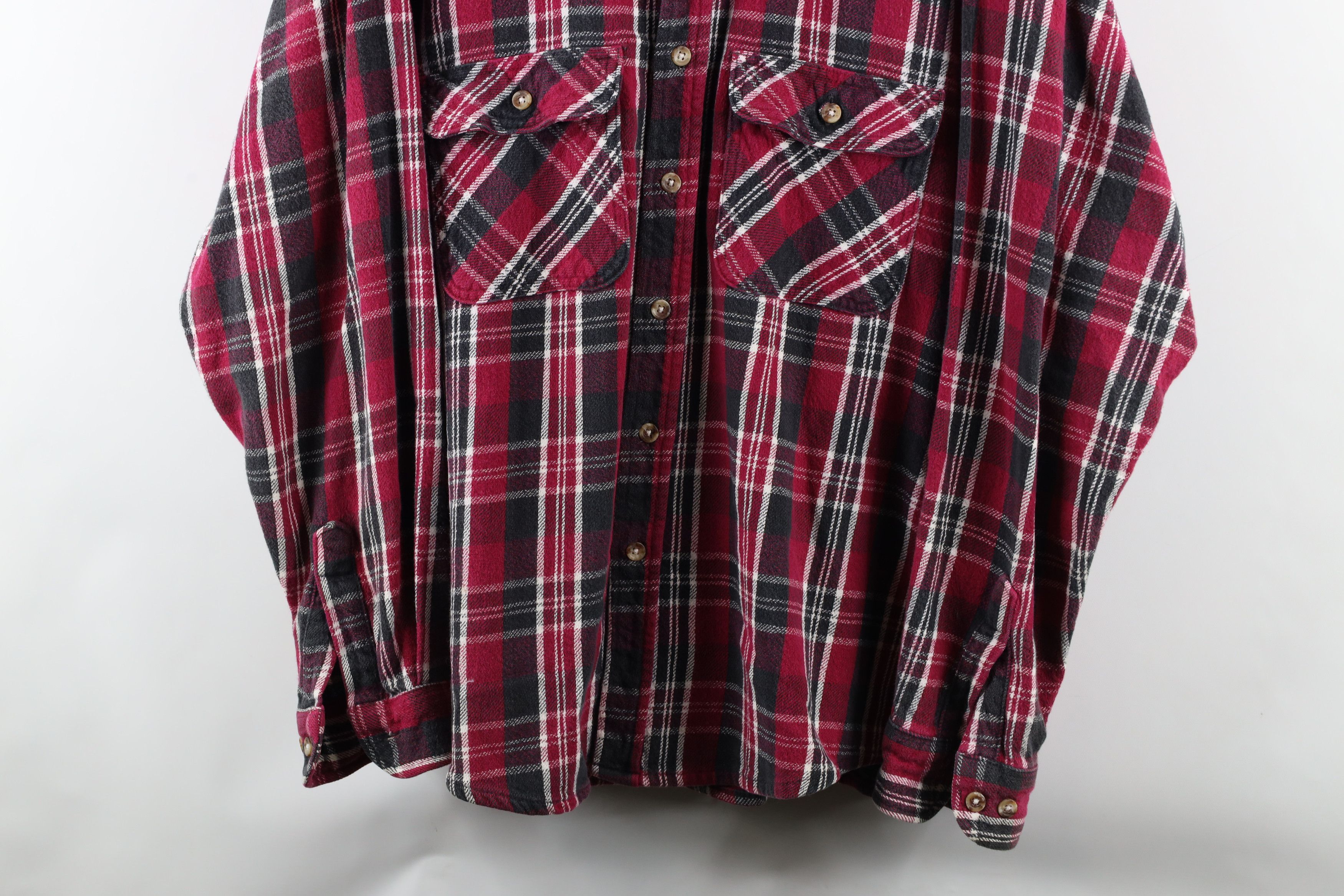 Vintage Vintage 90s Streetwear Heavyweight Collared Button Shirt Size US XXL / EU 58 / 5 - 3 Thumbnail