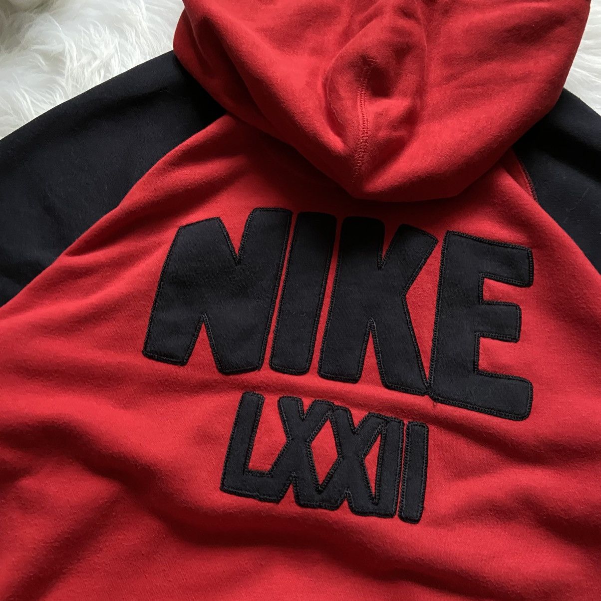 Nike 📌 Vintage Nike LXXII Big Logo Zip-Hoodie Size US L / EU 52-54 / 3 - 12 Thumbnail