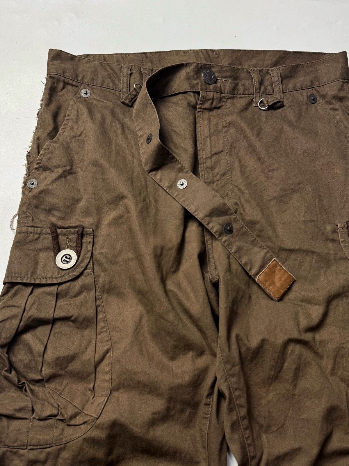 If Six Was Nine × Japanese Brand × PPFM PPFM CARGO MID PANTS ARCHIVE JAPANESE STYLE Size US 30 / EU 46 - 4 Thumbnail