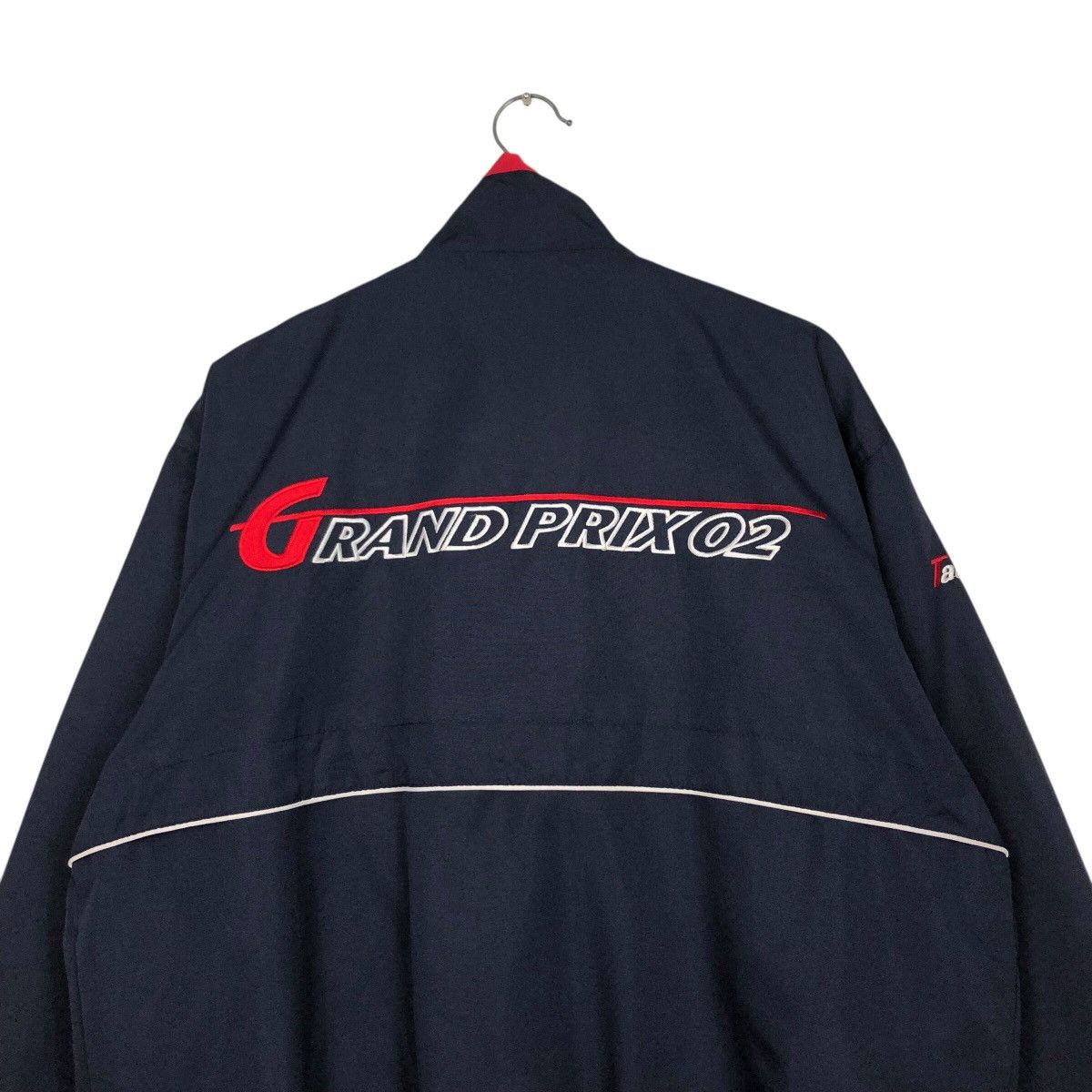 Vintage 📌Vintage Grand Prix 02 Bomber Jacket Racing Style Big Logo Size US L / EU 52-54 / 3 - 10 Thumbnail
