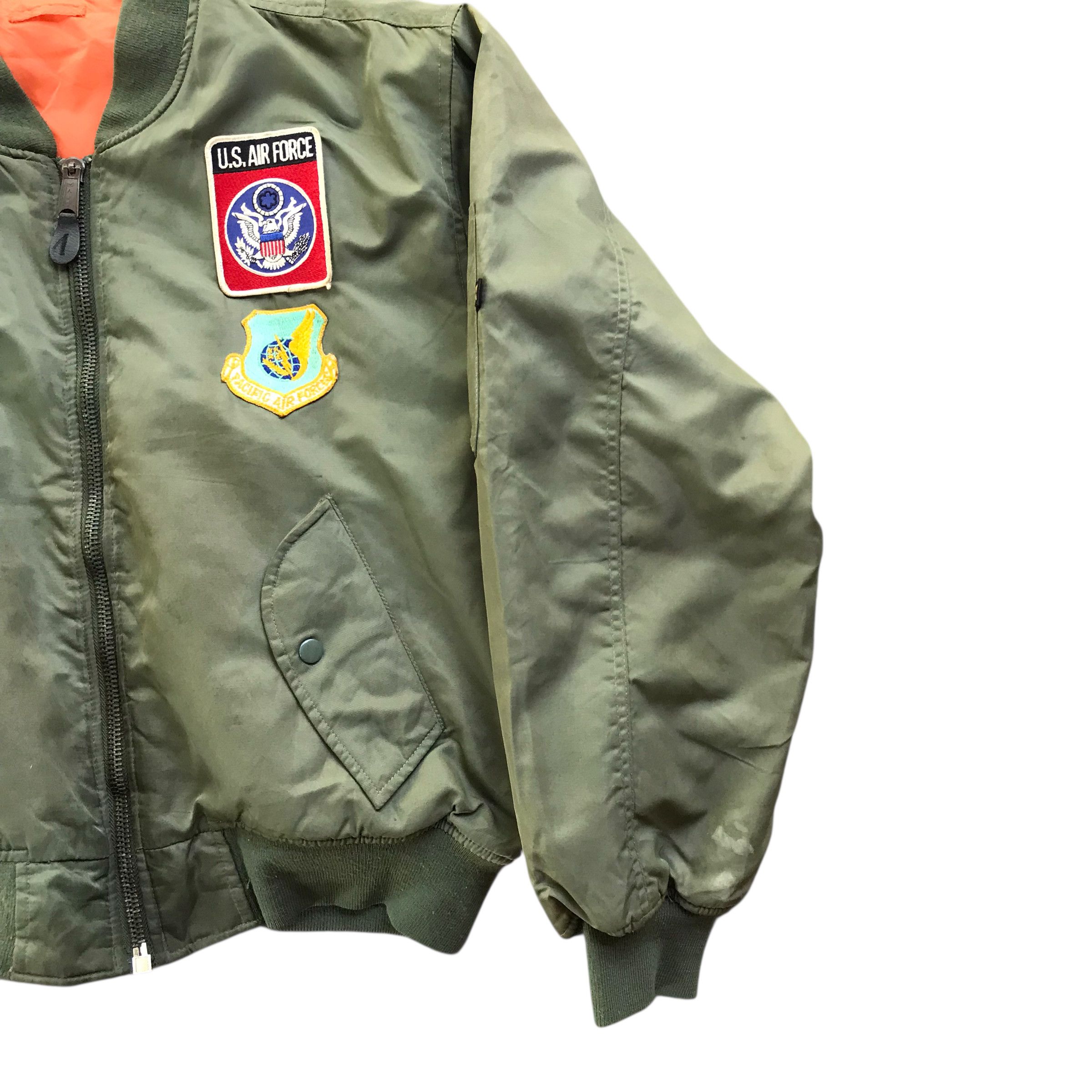 Avirex Rare Vintage Us Air Force Ma1 Bomber Jacket / Large size Size US L / EU 52-54 / 3 - 5 Thumbnail