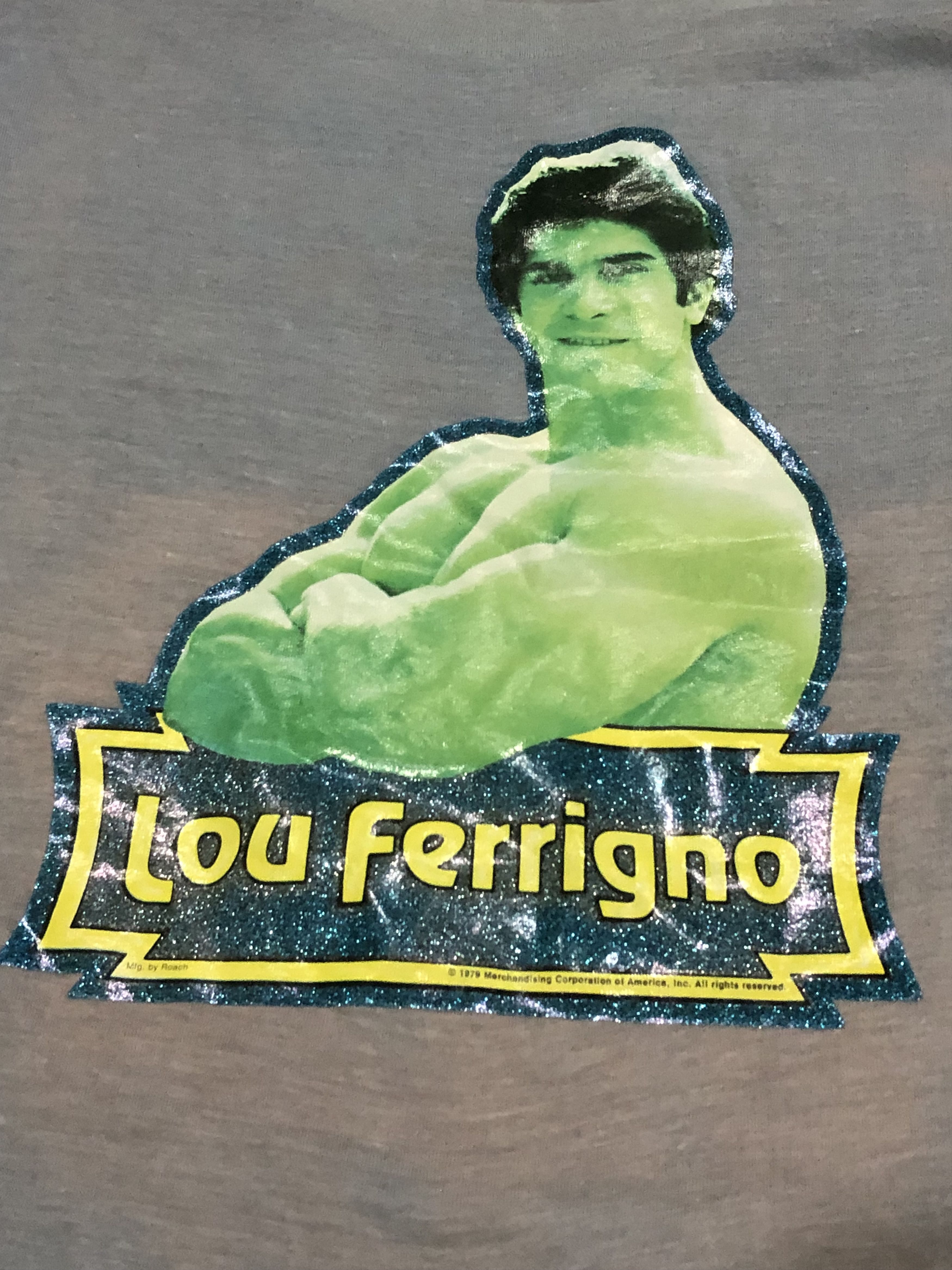 Marvel Comics × Vintage Vintage 70s Hulk Lou Ferrigno Iron-on Tshirt Size US M / EU 48-50 / 2 - 3 Thumbnail