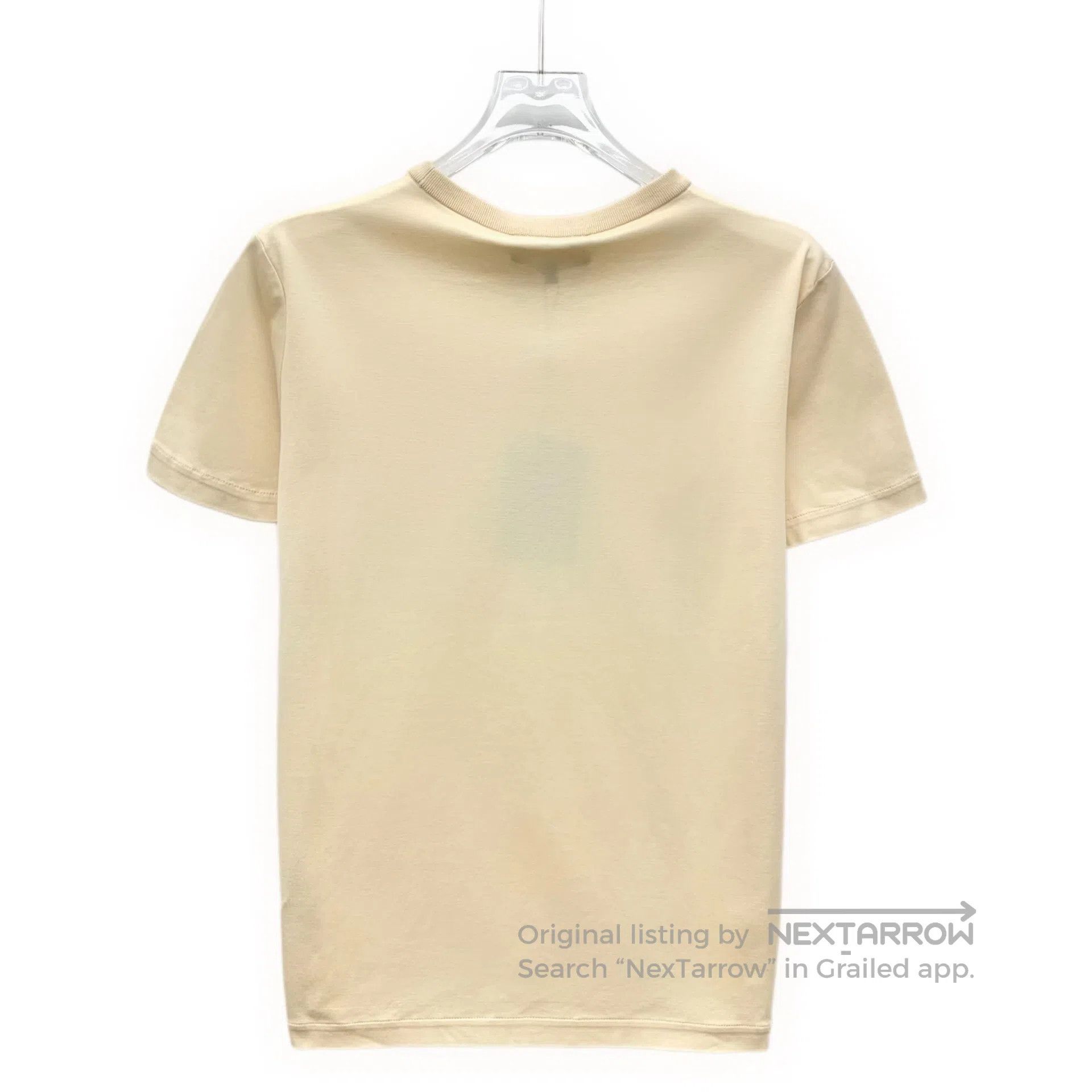 Loro Piana Loro Piana Light Yellow Logo Embroidered Cotton Short Slee Size US XS / EU 42 / 0 - 2 Thumbnail