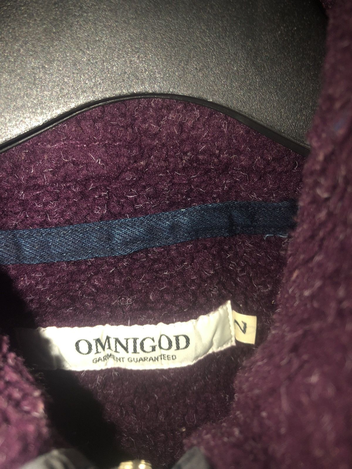 OMNIGOD OMNIGOD Vest Jacket Indigo Fur Collar Size US S / EU 44-46 / 1 - 2 Thumbnail