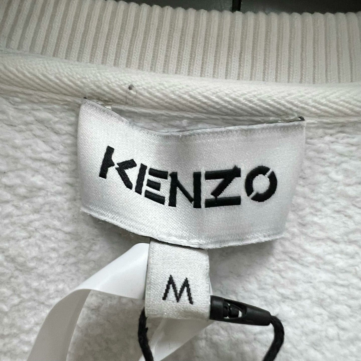 Kenzo KENZO White Print Sweatshirt Size US M / EU 48-50 / 2 - 4 Thumbnail