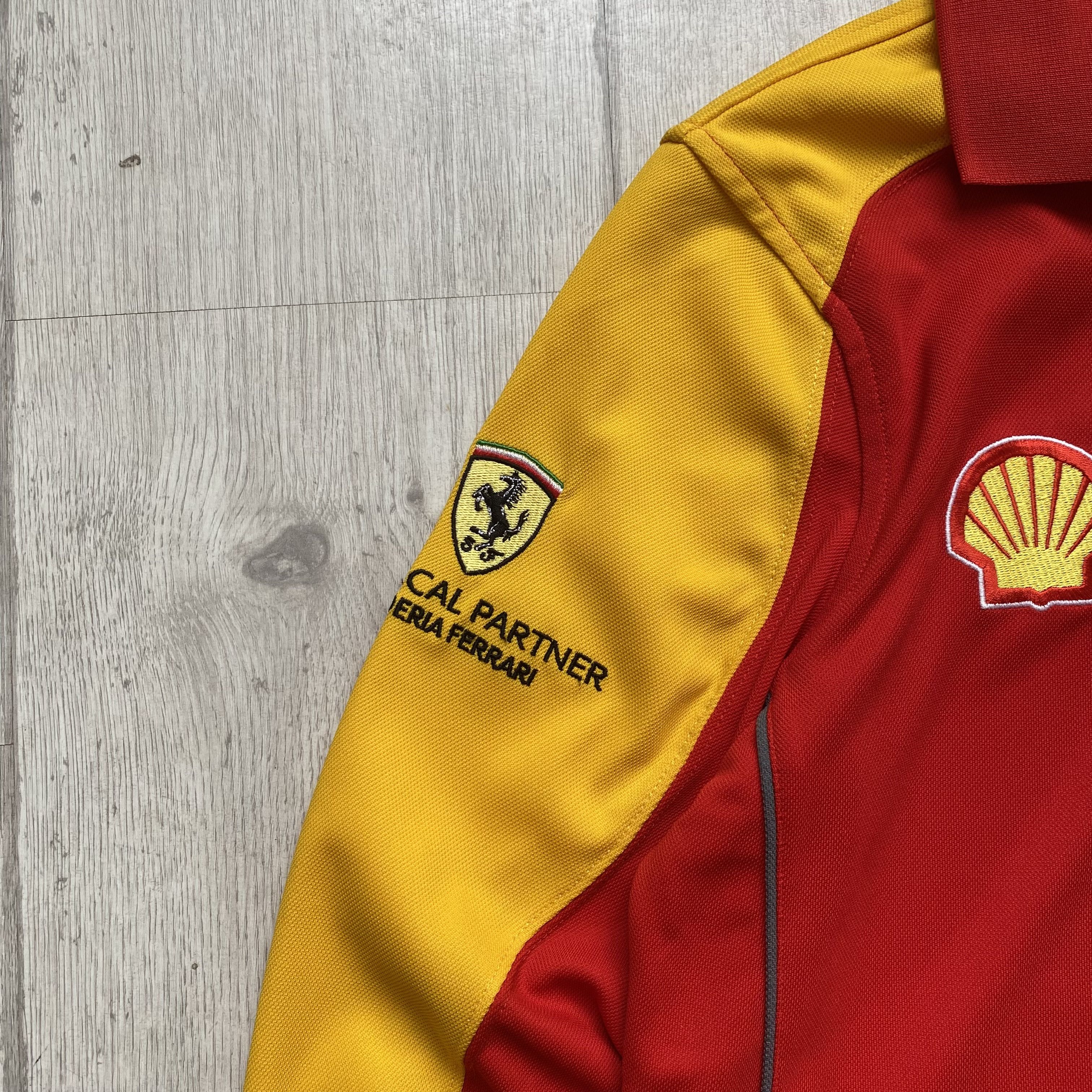 Ferrari 🏎️ Vintage Racing Ferrari Shell jersey longsleeve F1 Y2K Size US S / EU 44-46 / 1 - 7 Thumbnail