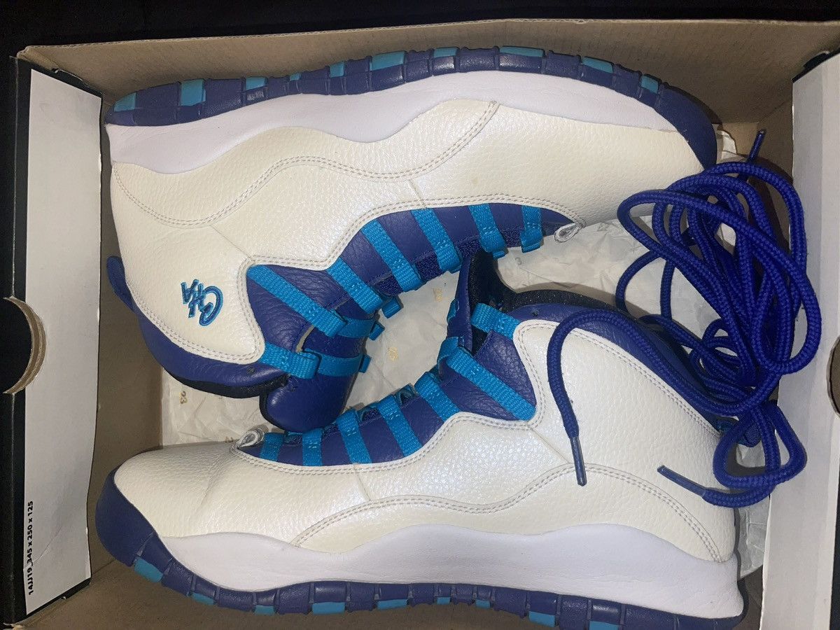 image of Charlotte Hornets Shoes in White, Men's (Size 11)