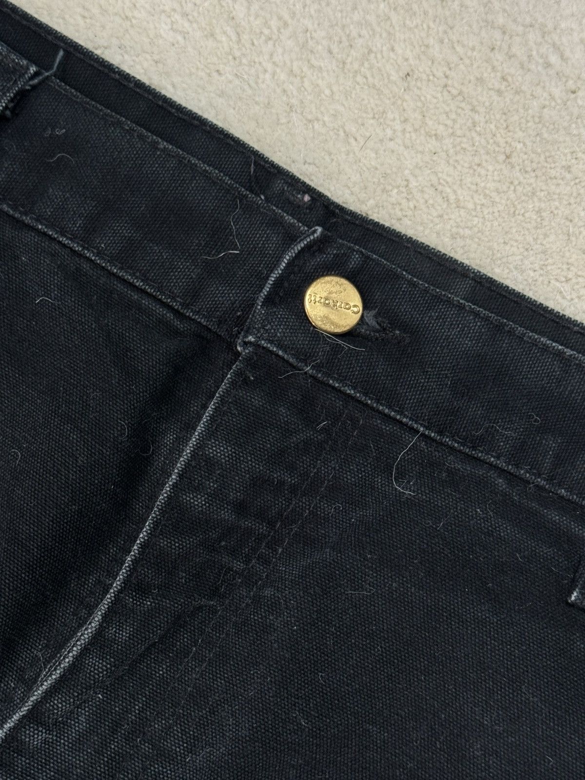 Carhartt Vintage Carhartt B01 BLK double knee workwear denim Size US 36 / EU 52 - 4 Thumbnail