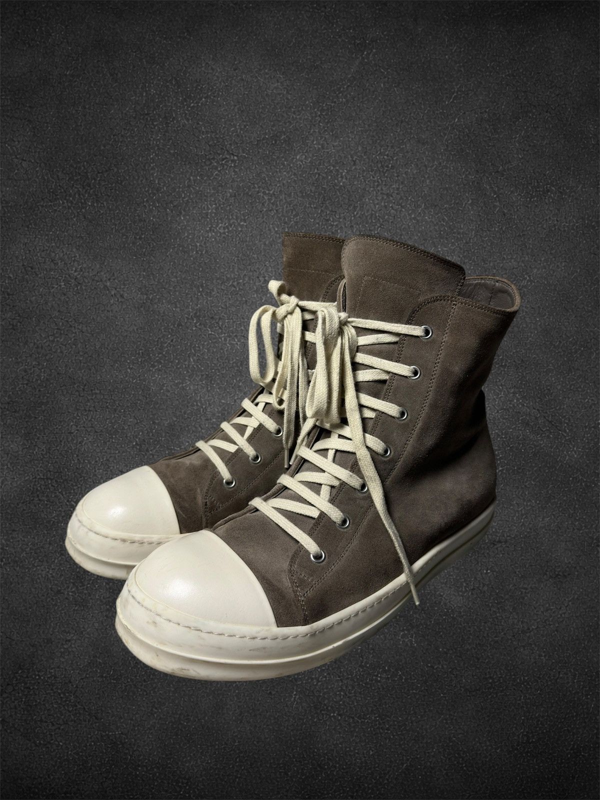 Rick Owens Rick Owens mainline suede Ramones Size US 11 / EU 44 - 1 Thumbnail
