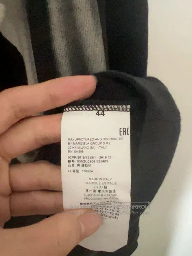 Maison Margiela Maison Margiela Hoodie in Black Color. Size US L / EU 52-54 / 3 - 4 Thumbnail
