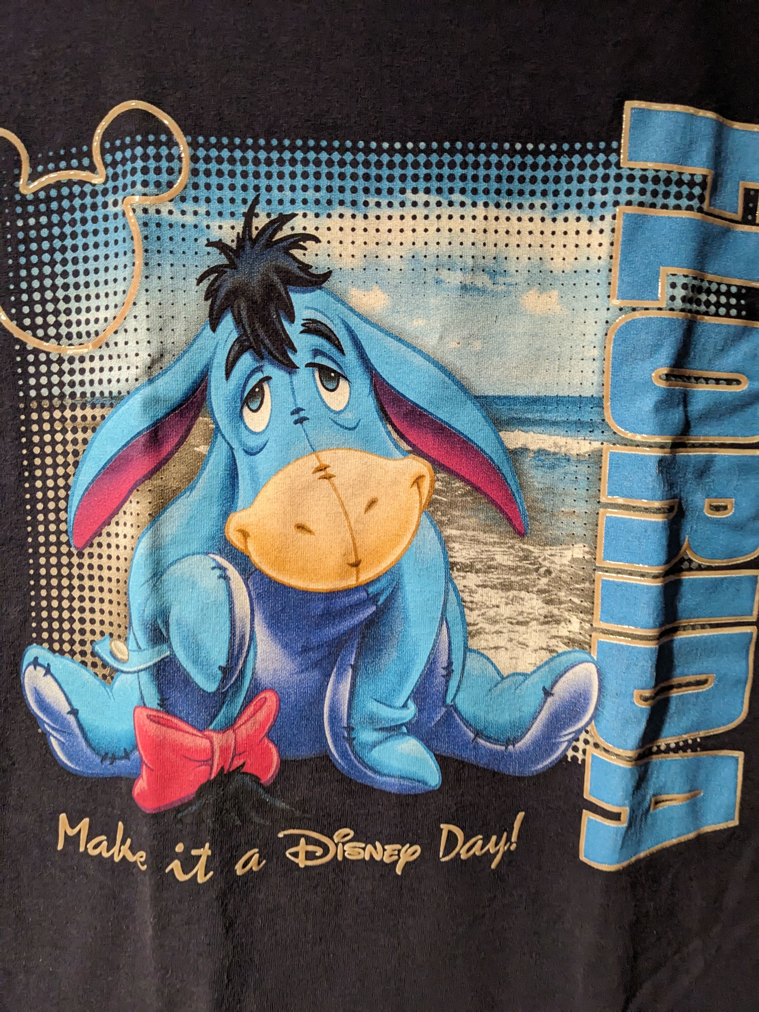Disney × Vintage Vintage Y2K Eeyore Winnie the Pooh Make it a Disney T-Shirt Size US L / EU 52-54 / 3 - 2 Thumbnail