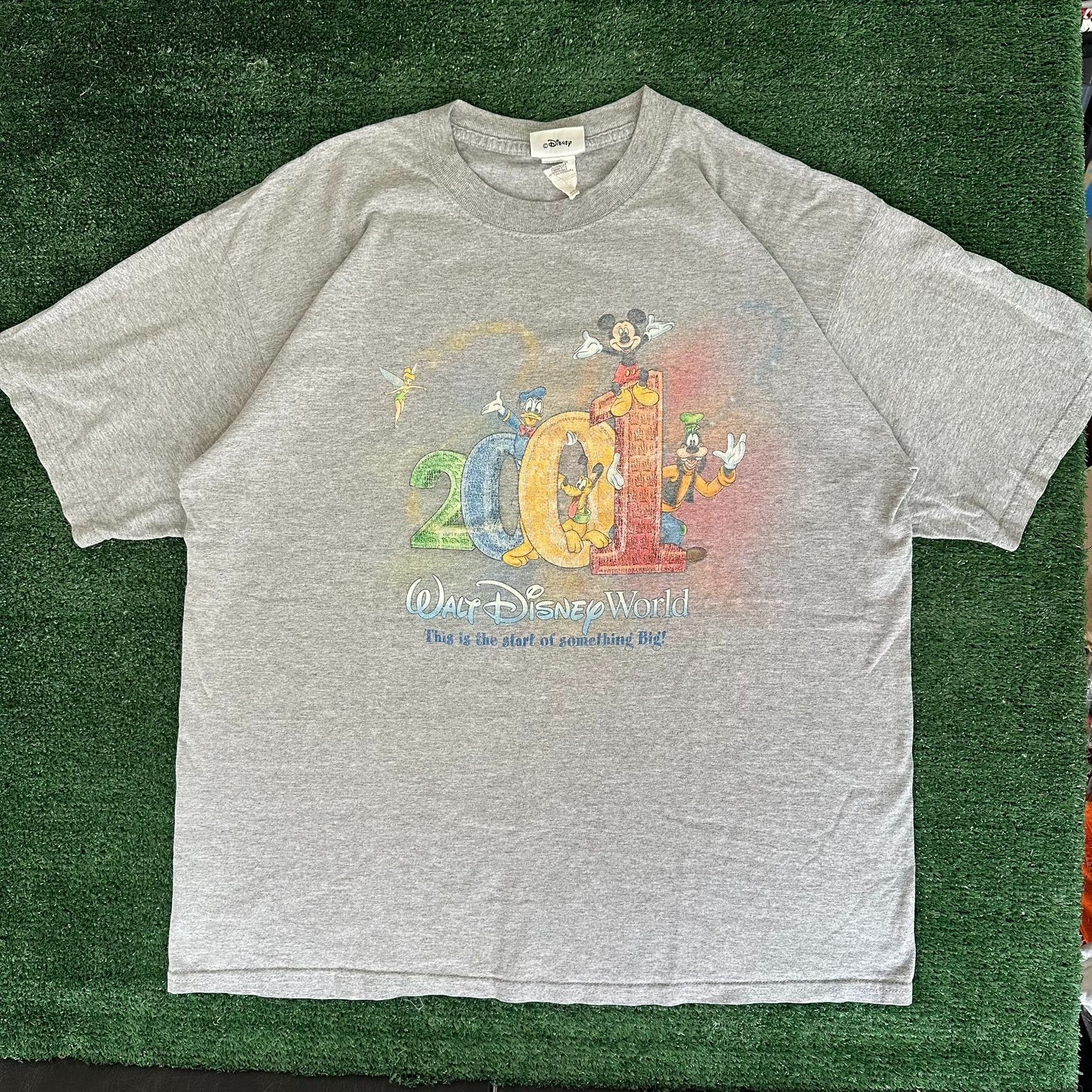 Disney Vintage Y2K Walt Disney World 2001 T-Shirt Mickey Gray L Col Size US L / EU 52-54 / 3 - 1 Thumbnail