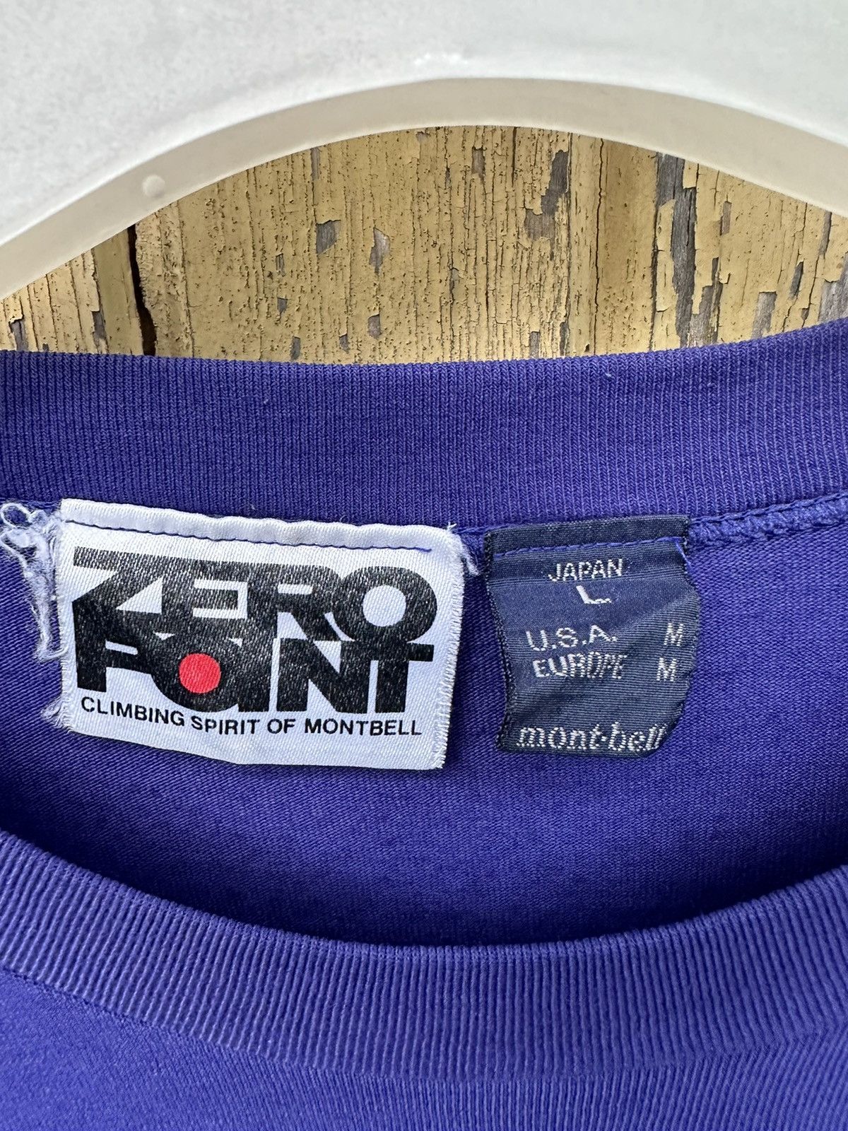 Montbell Vintage Montbell X Zero Point Japan Shirt A425 Size US M / EU 48-50 / 2 - 6 Thumbnail