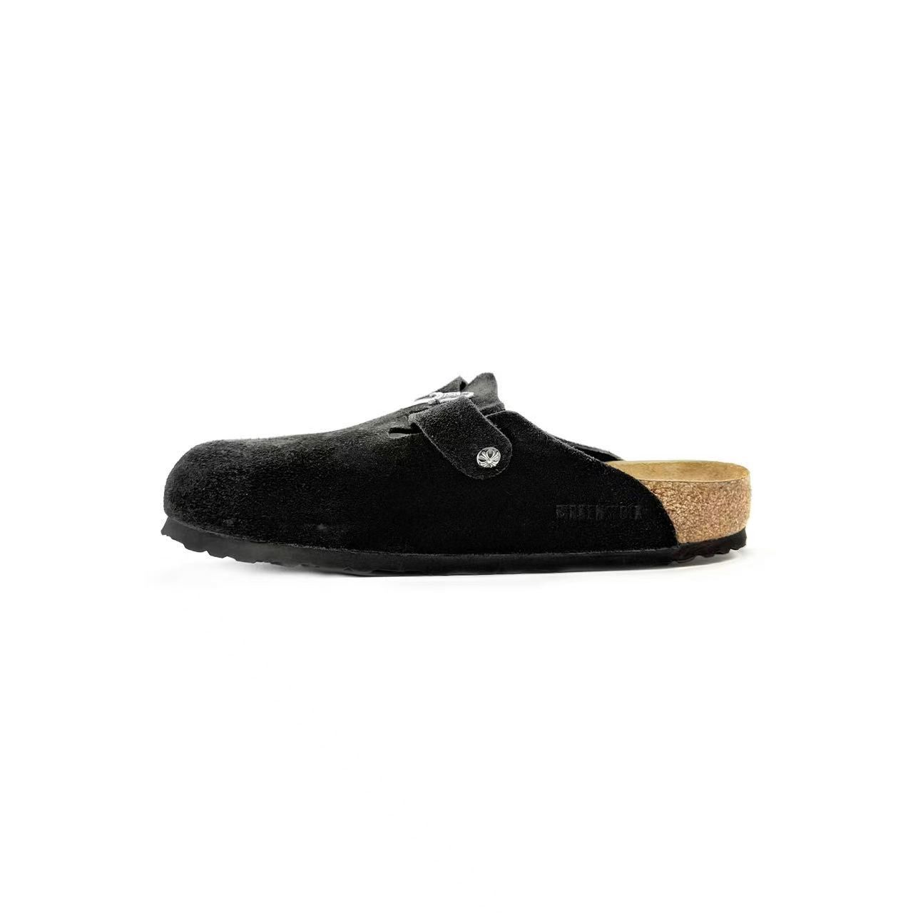 Chrome Hearts Chrome Hearts Birkenstock Silver Dagger Buckle Suede Sandals Size US 10 / EU 43 - 2 Thumbnail