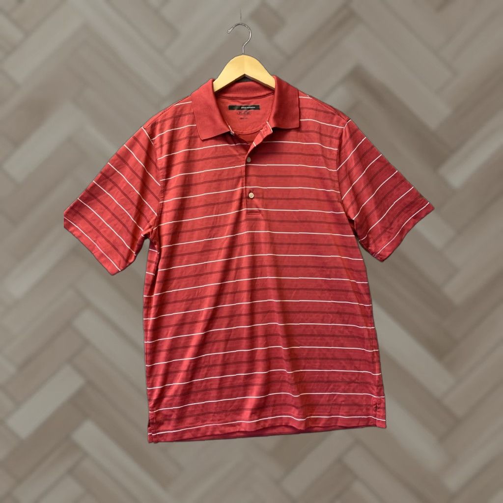Vintage Greg Norman Men's S Performance Polo UPF Sun Protection Pink / 121-8 Size US S / EU 44-46 / 1 - 1 Thumbnail