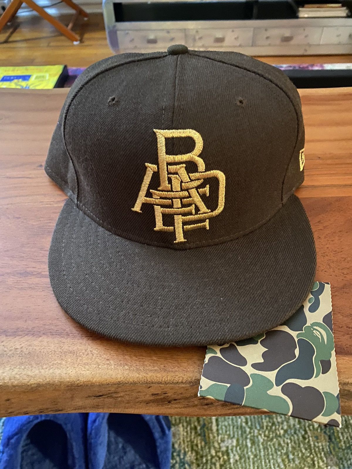 Bape DS BAPE NE FITTED (KANYE) - 7 3/4 - 20+ YEARS OLD W/ TAGS Size ONE SIZE - 1 Thumbnail
