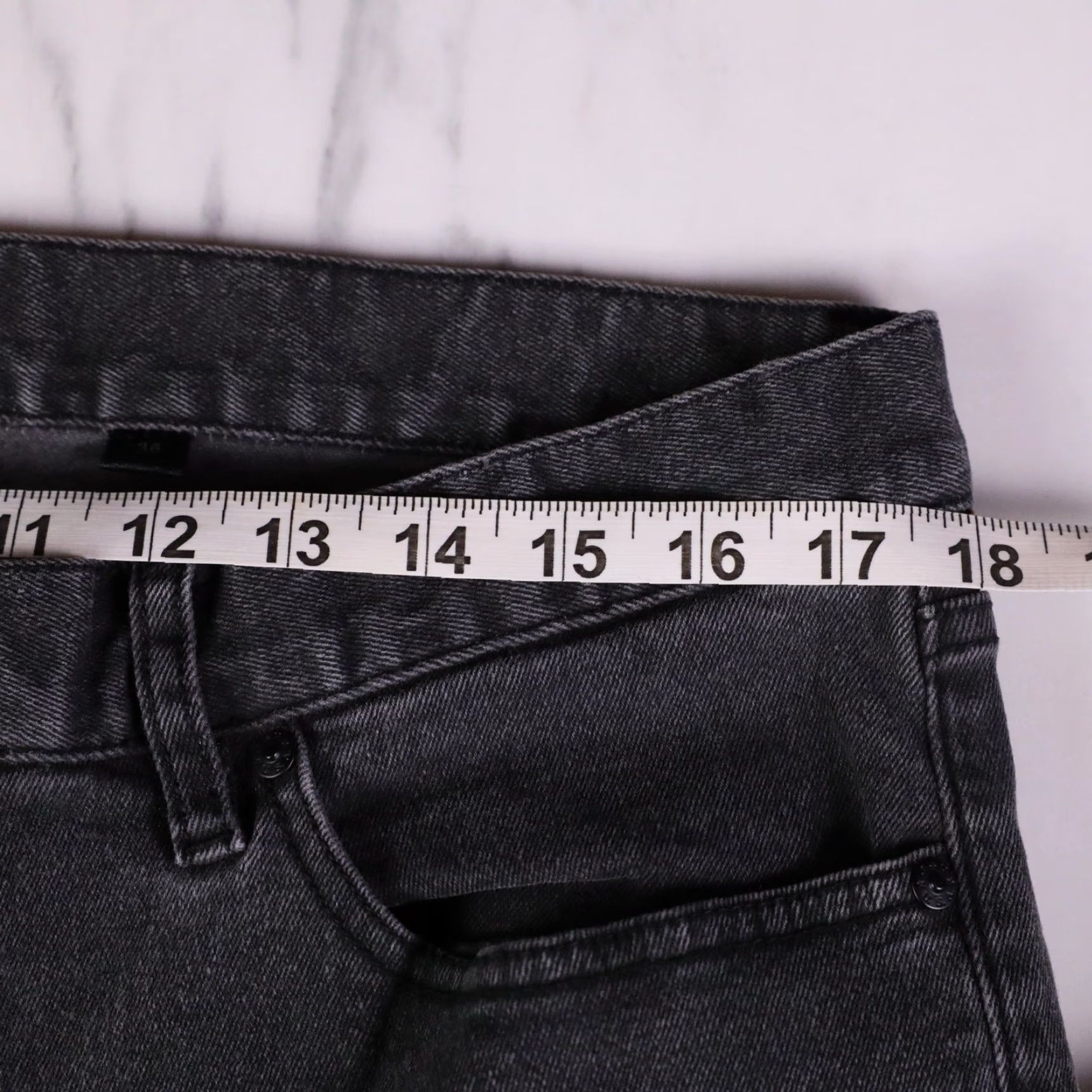 John Varvatos John Varvatos Jeans Mens 36 Black Washed Slim Straight 5 Pocket Denim USA Size US 36 / EU 52 - 5 Thumbnail