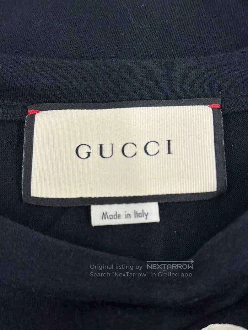 Gucci Gucci Black UFO Embroidery Short Sleeve T. Size US M / EU 48-50 / 2 - 4 Thumbnail