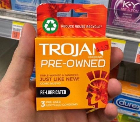 Vintage Trojan Condom Pack Size US 32 / EU 48 - 1 Preview