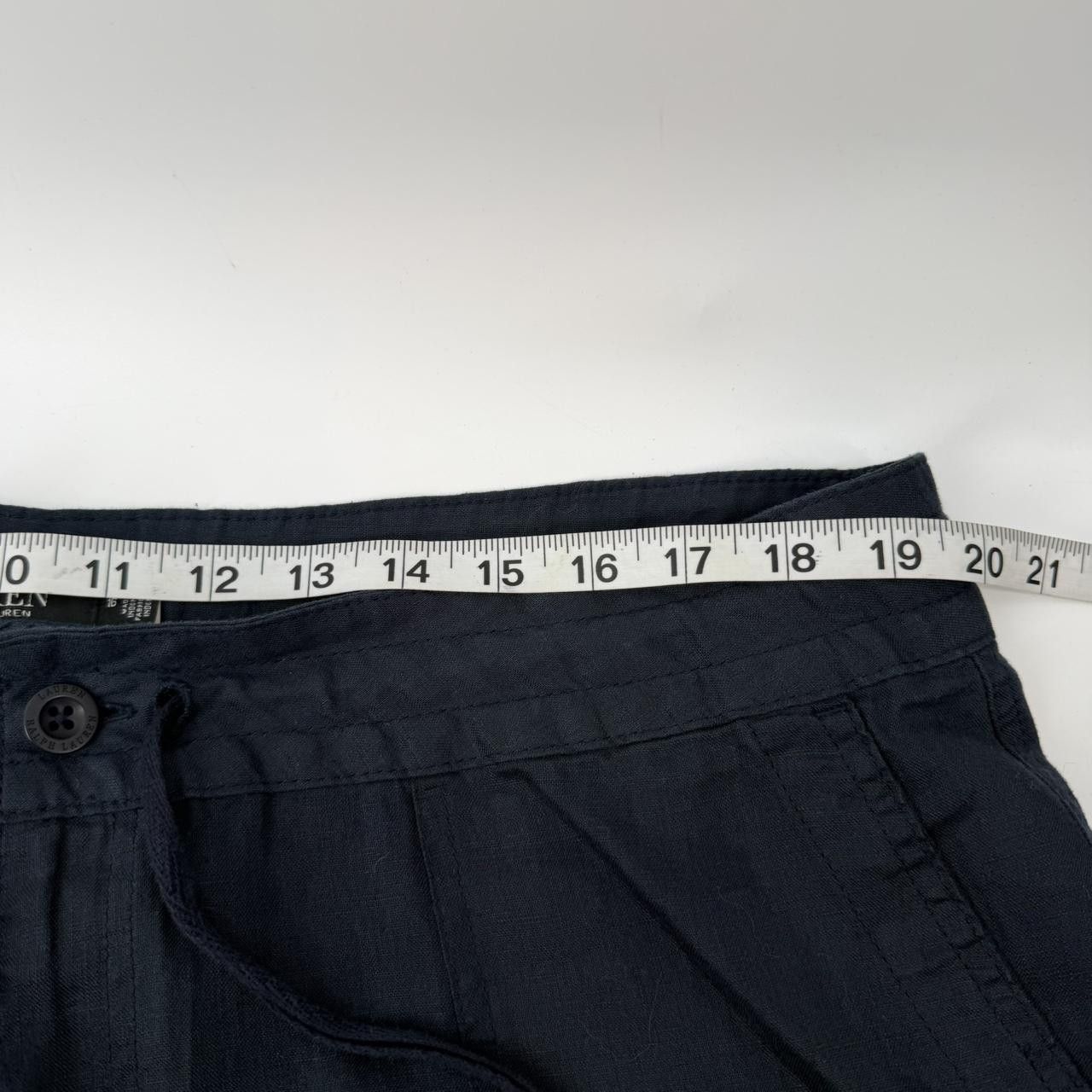 Ralph Lauren Ralph Lauren Navy Linen Wide-Leg Pant Size 16 - NWOT Size 38" / US 16 / IT 52 - 8 Thumbnail