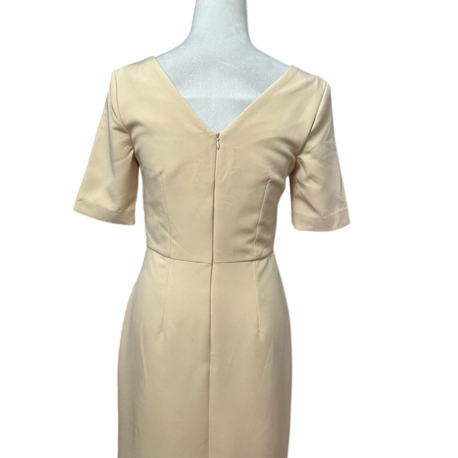 Other JS Collections Sheath Maxi Dress Beaded Beige Women's 4 Size S / US 4 / IT 40 - 7 Thumbnail