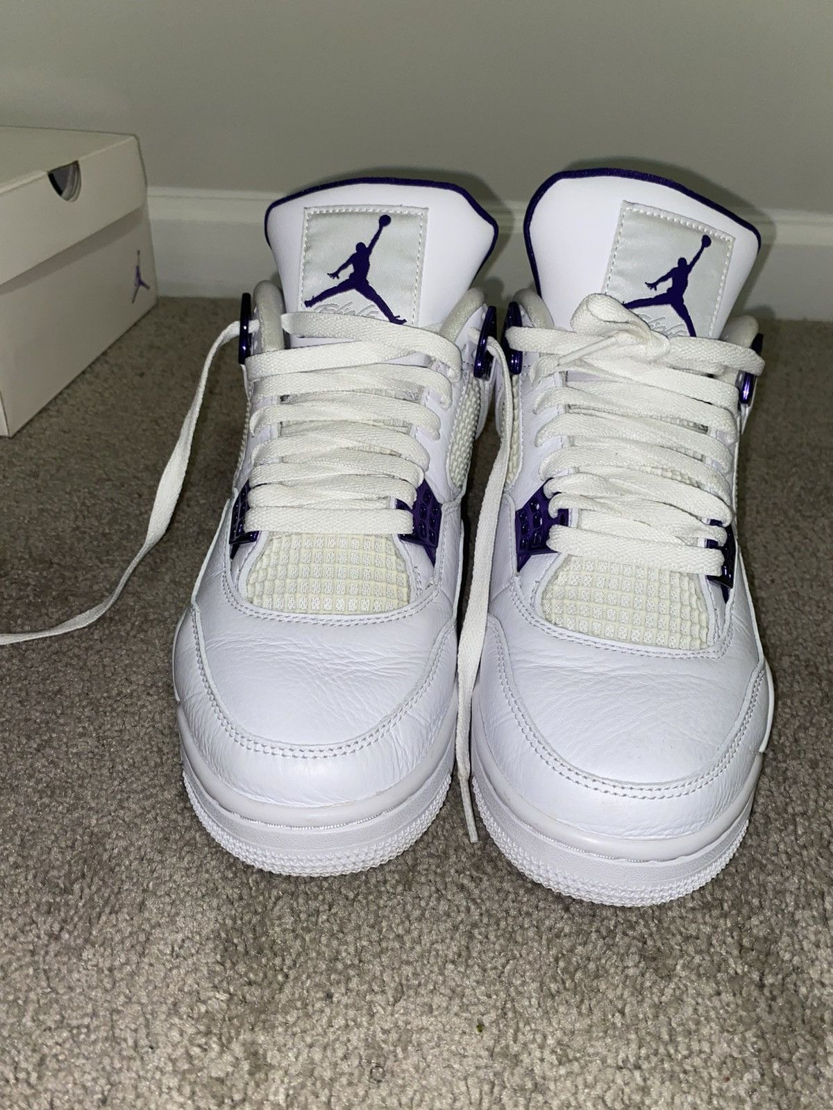 Jordan Brand Metallic Purple Jordan 4 size 9 Size US 9 / EU 42 - 7 Thumbnail