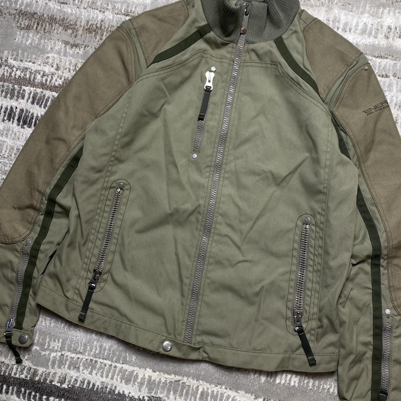 Energie Retro Energie Biker Jacket Khaki XL Size US XL / EU 56 / 4 - 2 Thumbnail