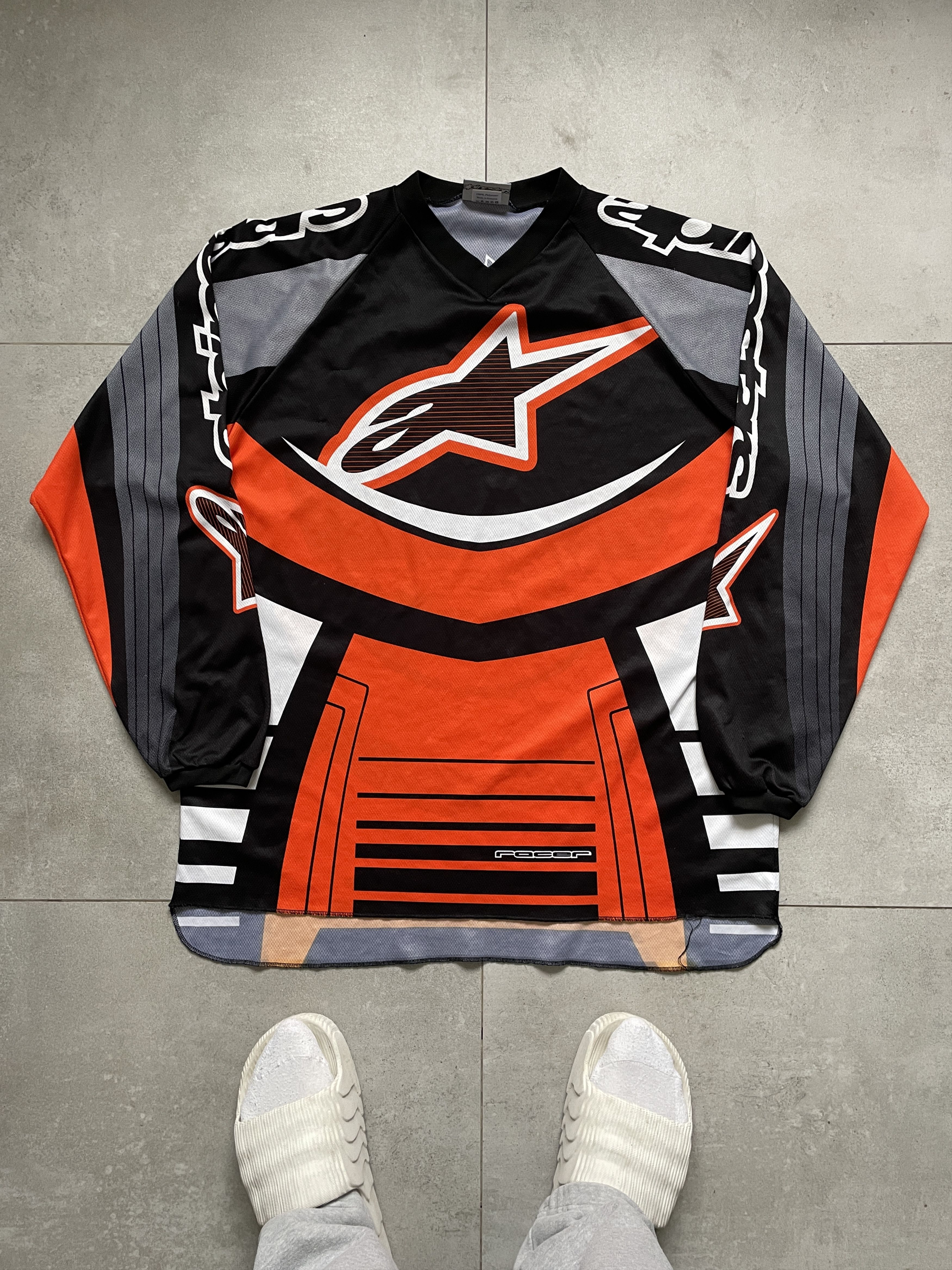 Alpinestars × Fox Racing Y2K ORANGE ALPINESTARS MOTOSPORT LONGSLEEVE JERSEY Size US XXL / EU 58 / 5 - 1 Thumbnail