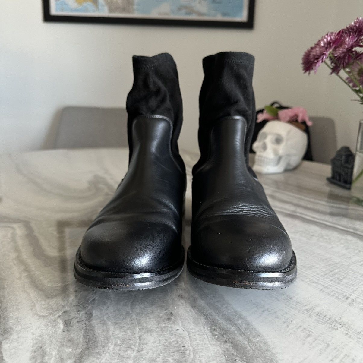 Aquatalia Aquatalia Waterproof Black Leather Boots Size US 11.5 / EU 44-45 - 3 Thumbnail