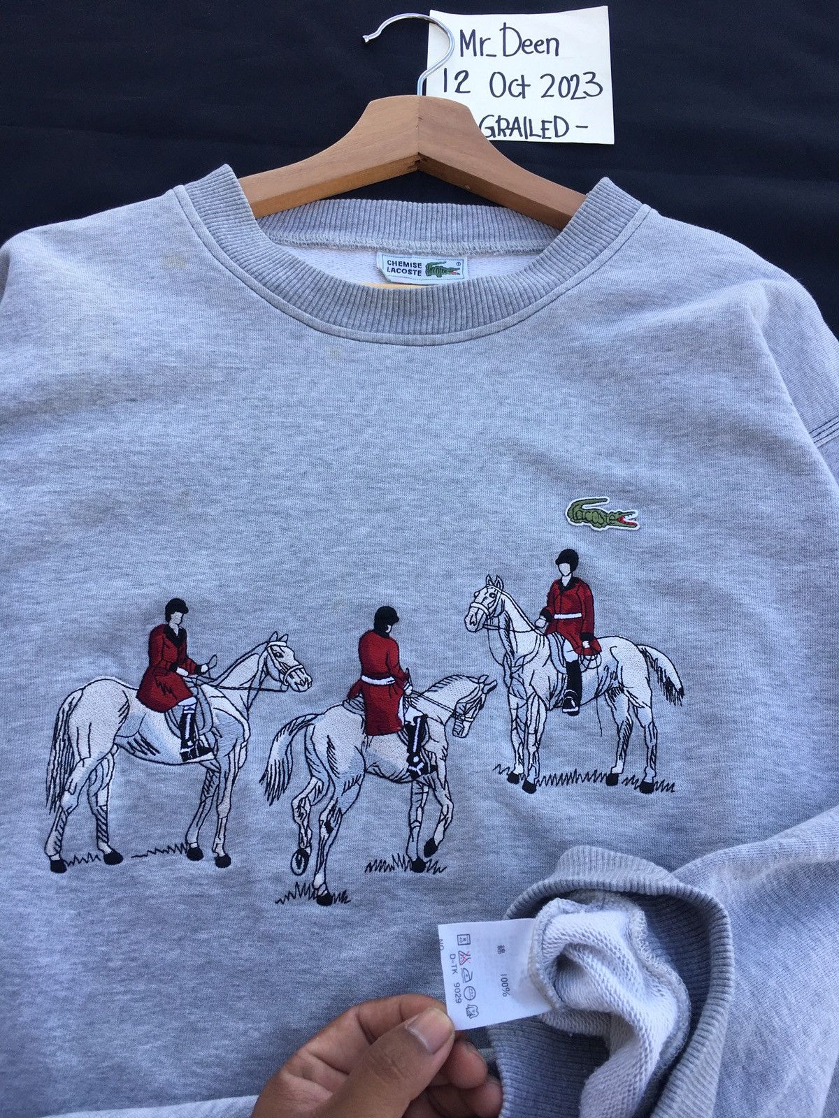 Lacoste Rare Vintage Lacoste Sweater Size US L / EU 52-54 / 3 - 12 Thumbnail