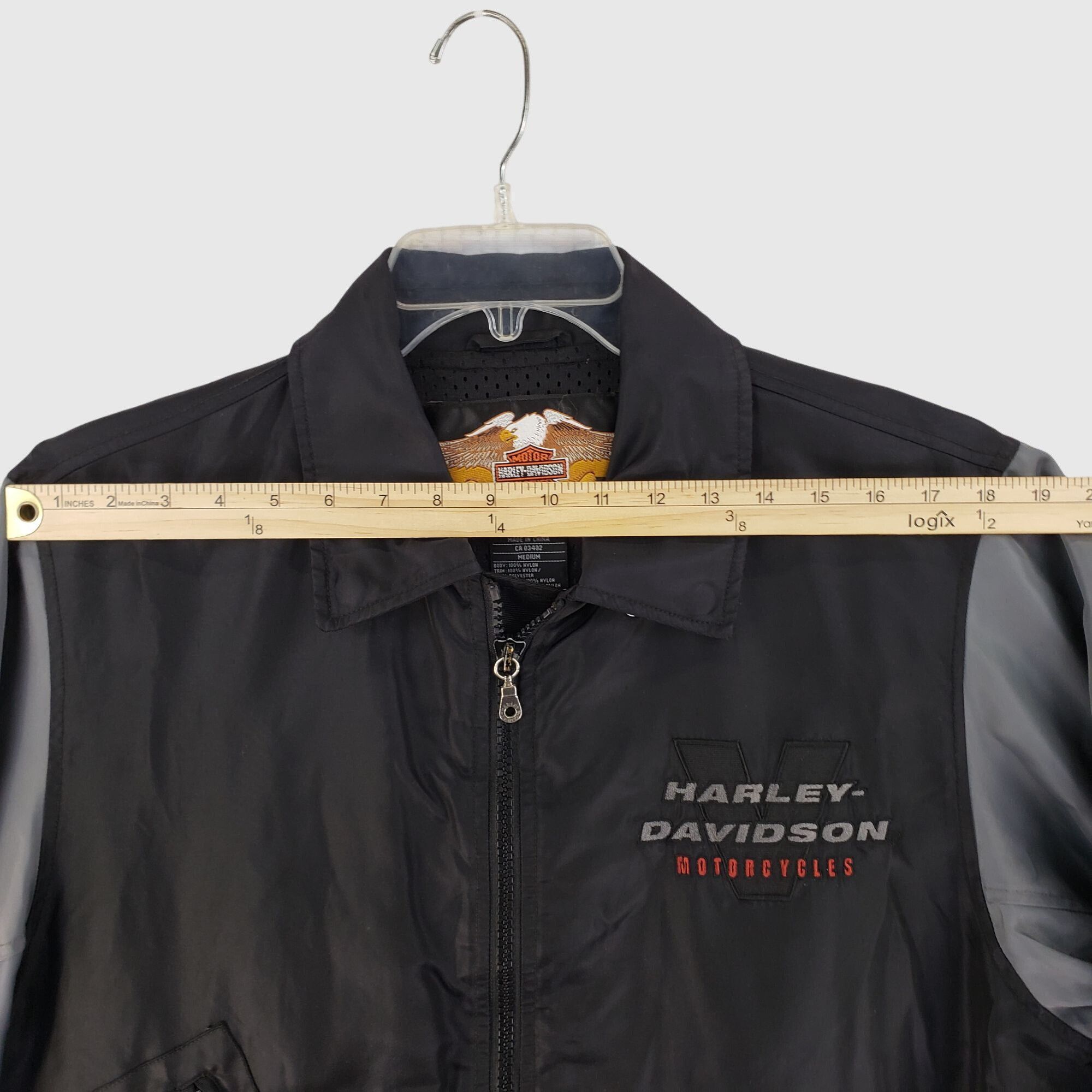 Harley Davidson Vintage Harley-Davidson Bomber Jacket With Embroidered Logos Size US M / EU 48-50 / 2 - 10 Thumbnail