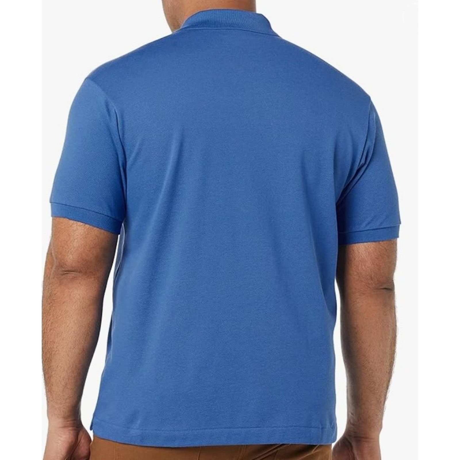 Lacoste Lacoste Mens Legacy Short L.12.12 Pique Polo Shirt Blue M Size US M / EU 48-50 / 2 - 3 Thumbnail