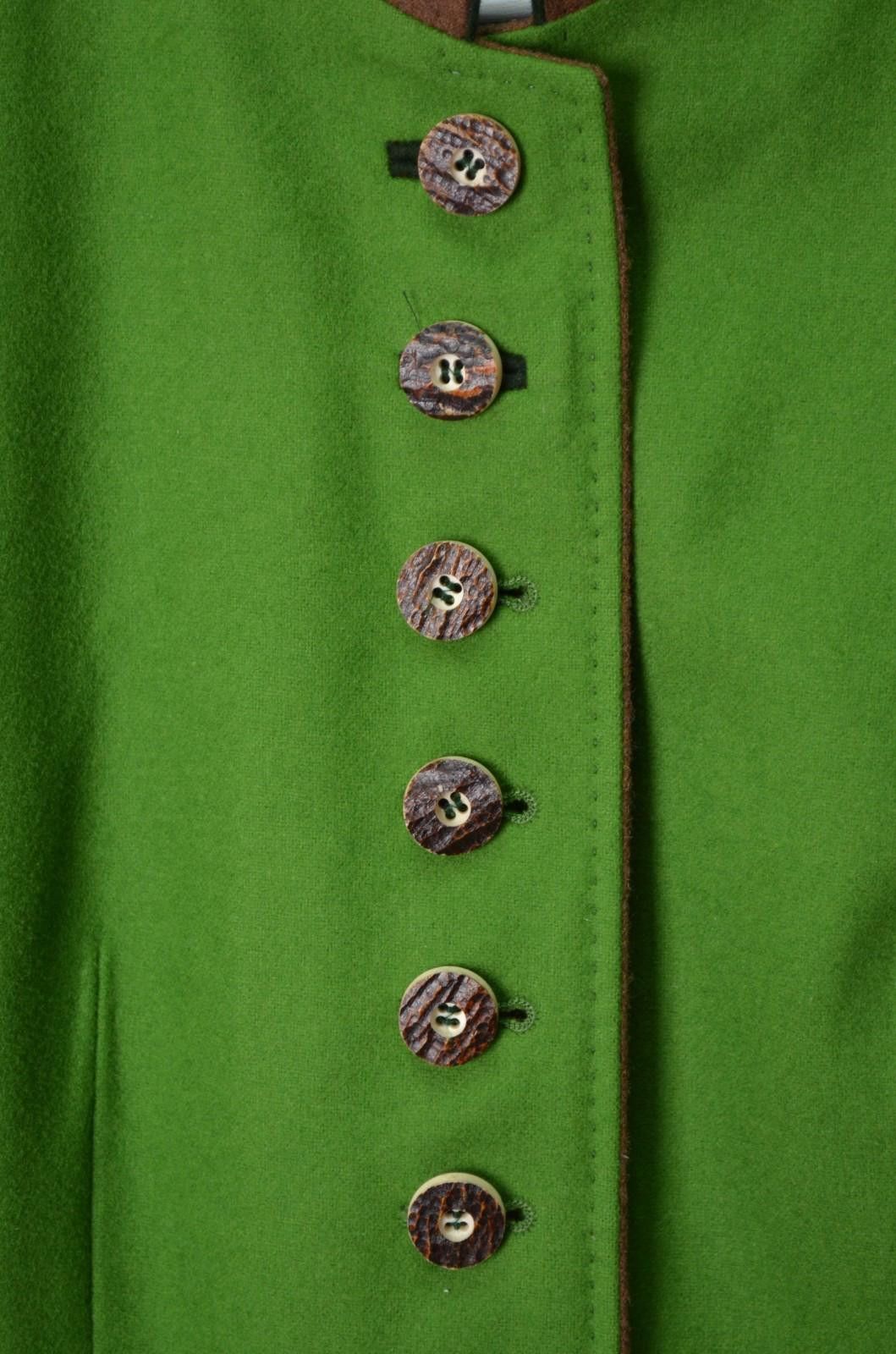 Designer H. Moser Austria Salzburg Blazer Womens US6 38 Green Jacket Size S / US 4 / IT 40 - 9 Thumbnail