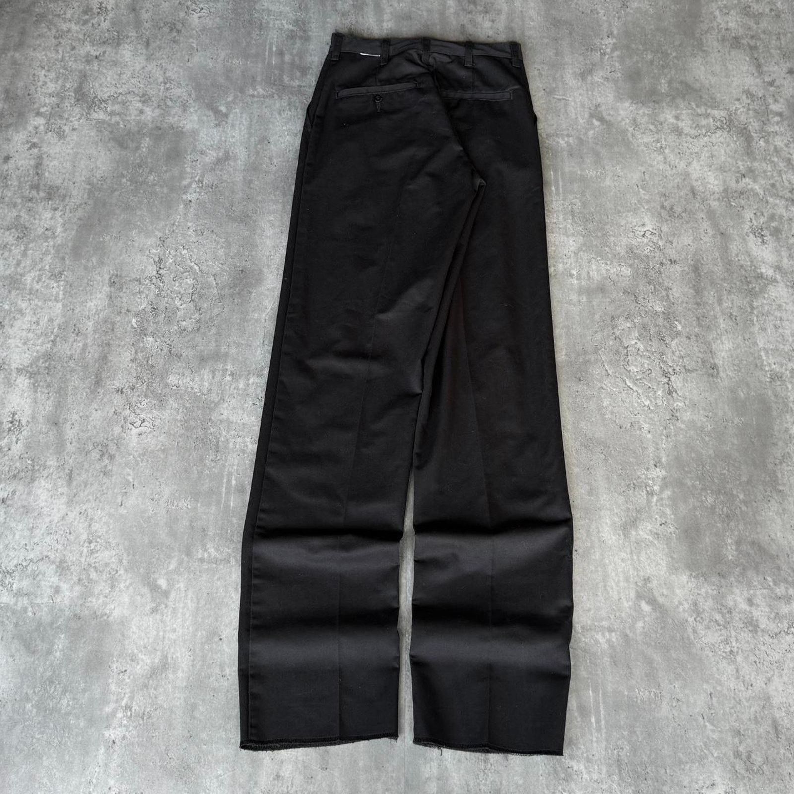 Japanese Brand × Playboi Carti × Vintage Vintage Y2K Tonal Black Grunge Opium Casual Chino Pants Size US 26 / EU 42 - 2 Thumbnail