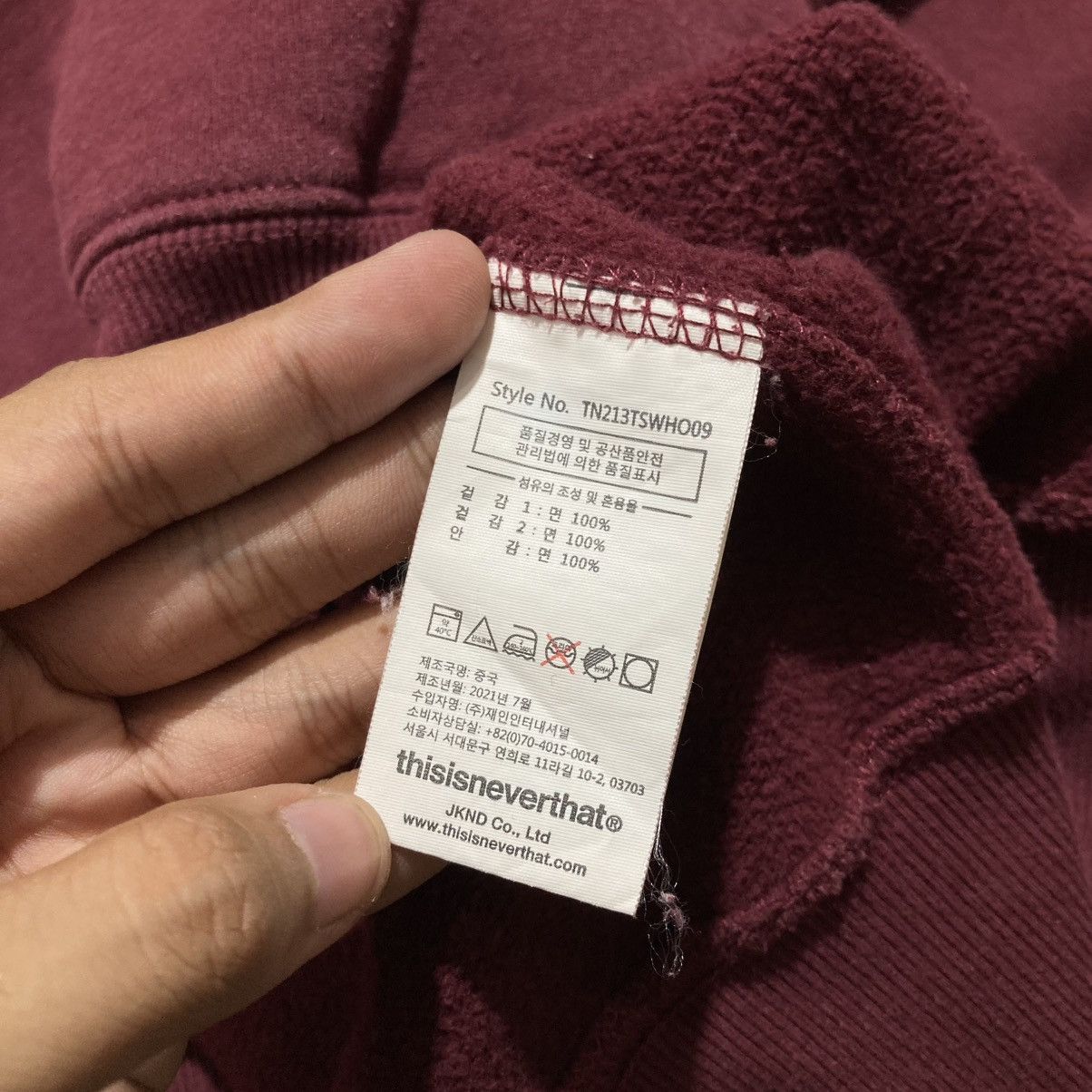 thisisneverthat 2000s ThisIsNeverThat Printed Bold Check Hooded Sweatshirt Size US XL / EU 56 / 4 - 13 Thumbnail