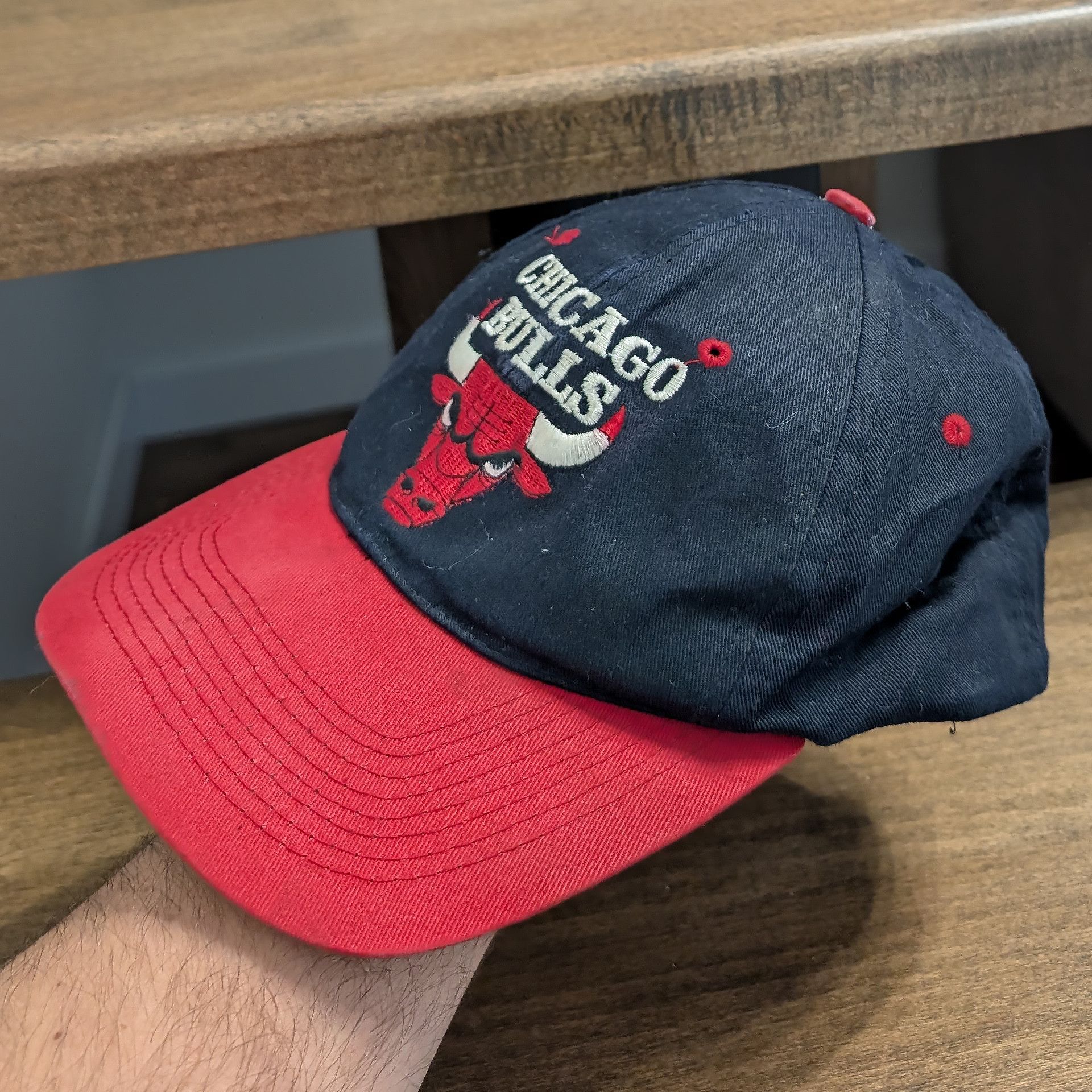 Other Vintage 90's Chicago Bulls NBA Snapback Hat Cap Hat Red Size ONE SIZE - 7 Thumbnail