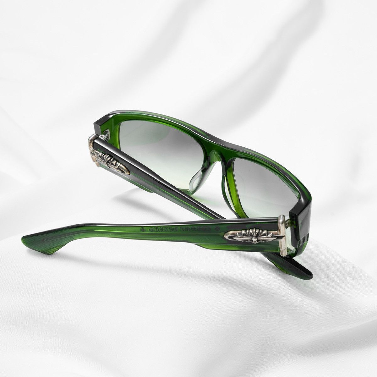 Chrome Hearts CHROME HEARTS YER BJORN AGAIN MOSS SUNGLASSES Size ONE SIZE - 7 Thumbnail