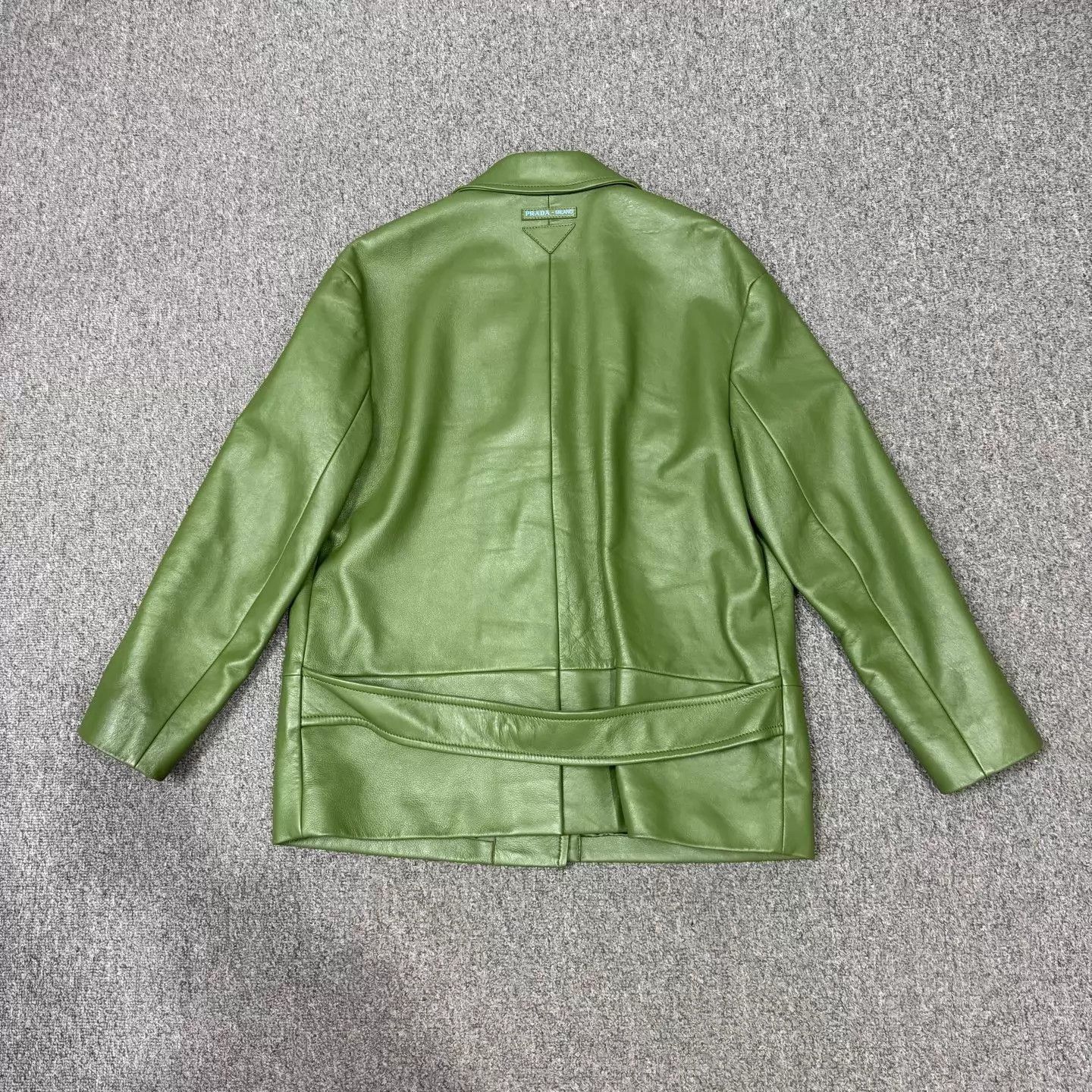 Prada Prada Green Leather Jacket Unworn Size 40 Size S / US 4 / IT 40 - 2 Thumbnail