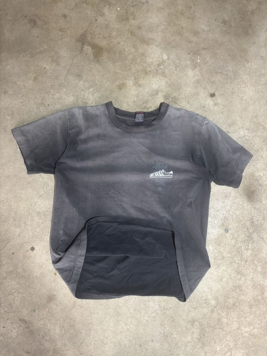 Stussy faded Vintage 90s adidas Stussy tee Size US M / EU 48-50 / 2 - 3 Thumbnail