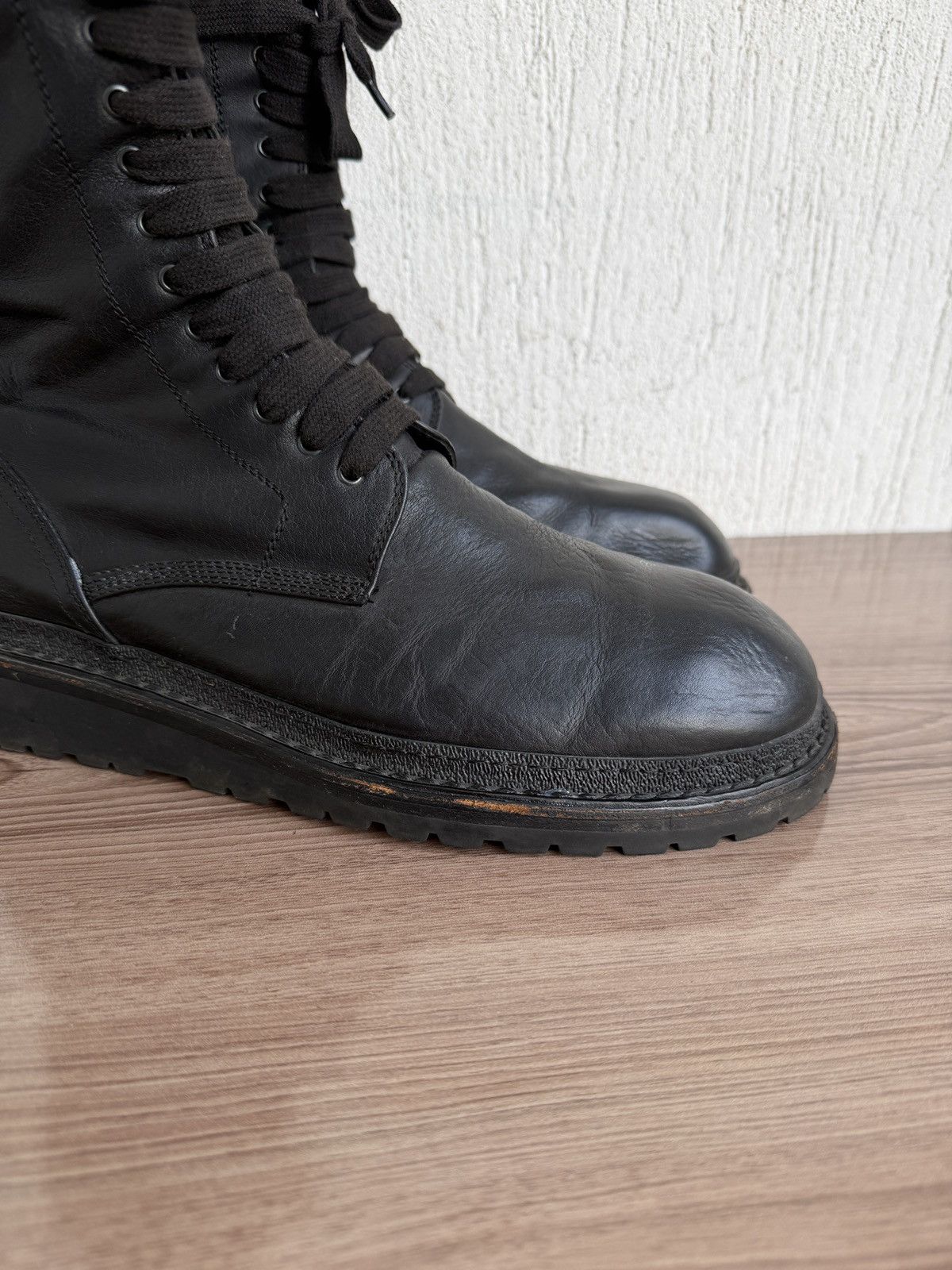 Ann Demeulemeester 🔥rare runaway combat boots Size US 11 / EU 44 - 9 Thumbnail