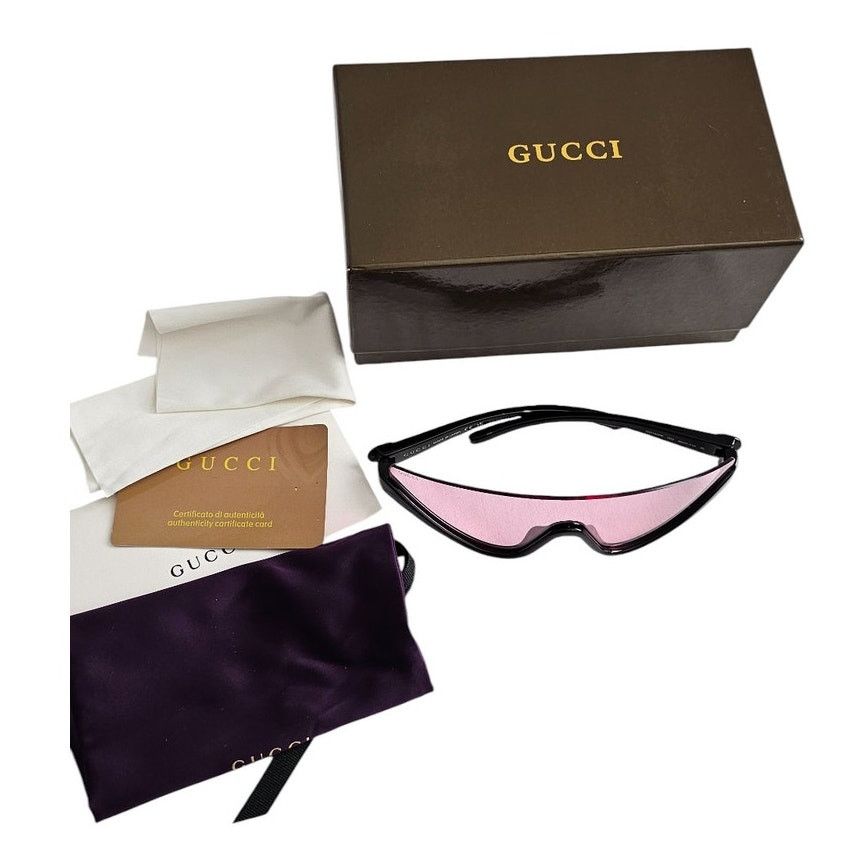 Gucci Gucci GG1650S 002 shield mask sunglass Size ONE SIZE - 6 Thumbnail