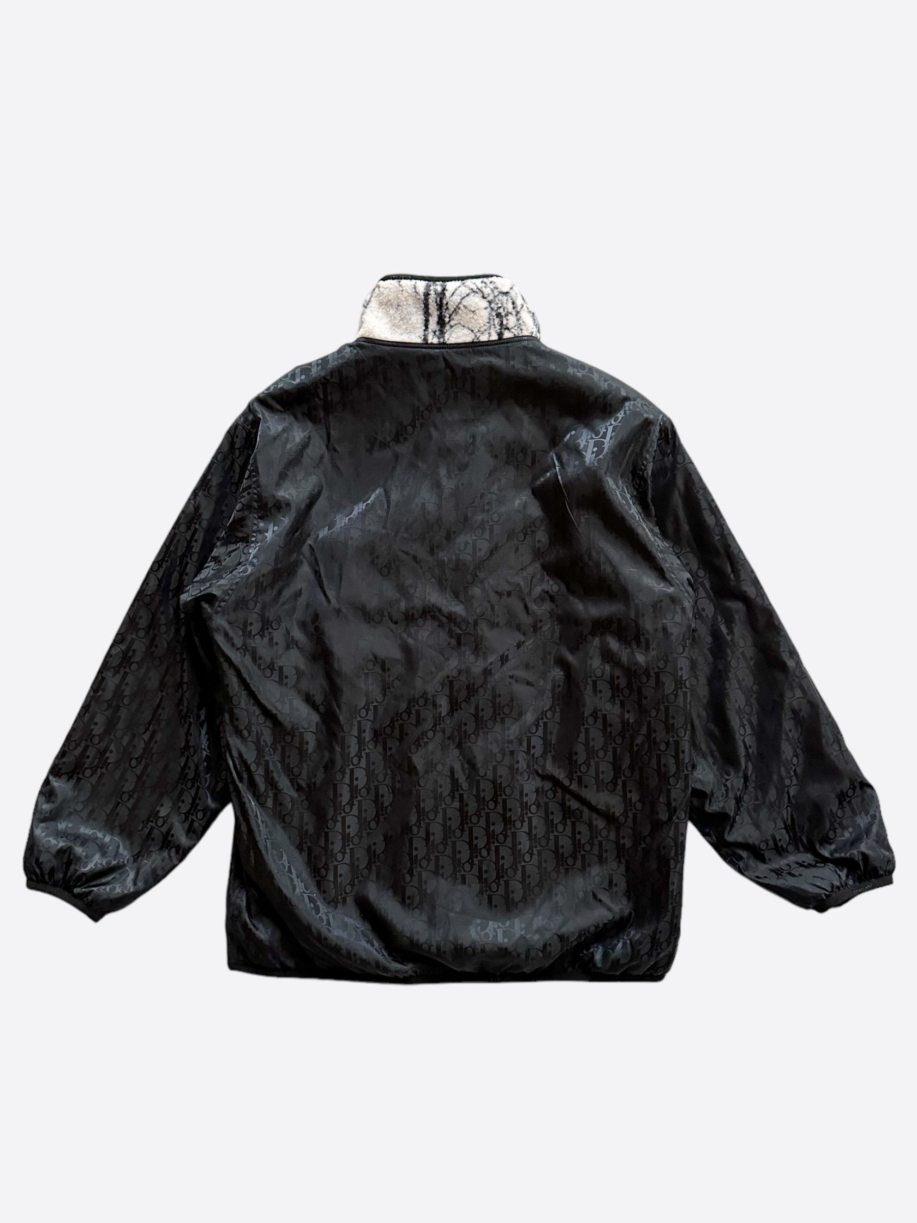 Dior Dior Black Oblique Reversible Fleece Jacket Size US XL / EU 56 / 4 - 3 Thumbnail