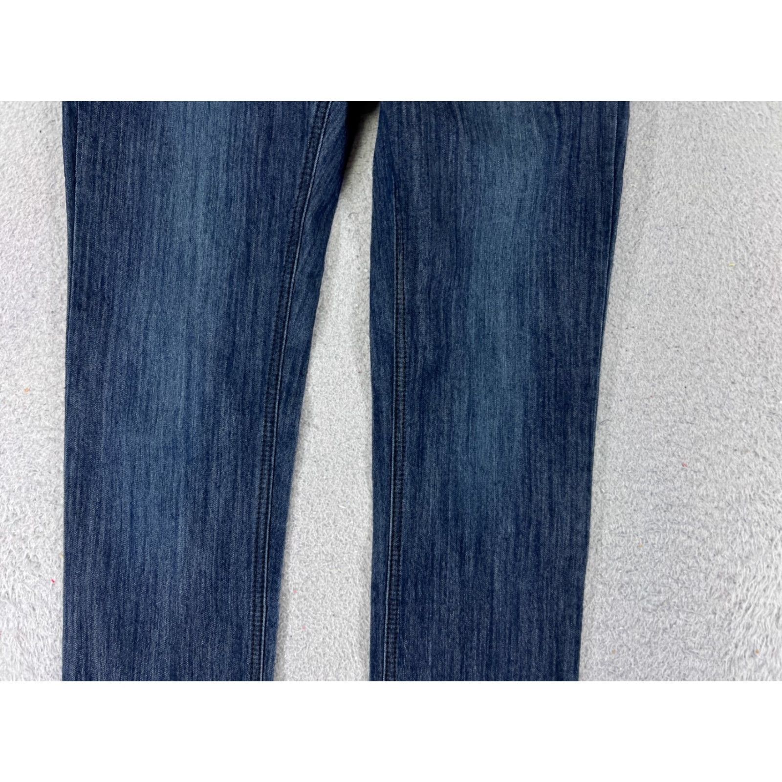 Denime Clash Jeans Womens City Preppy 5-Pocket Denim Dark Blue Skinny Low Rise 29x30 Regular Size 9 Slim Stretch Cotton Size 30" / US 8 / IT 44 - 3 Thumbnail