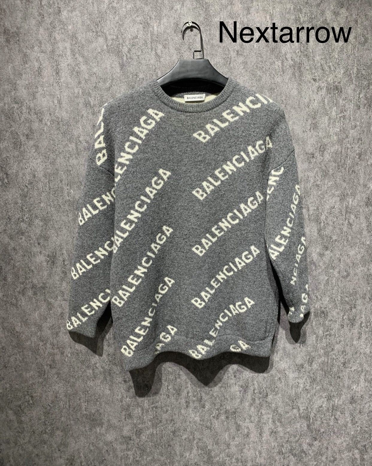 Balenciaga gray sweater best sale