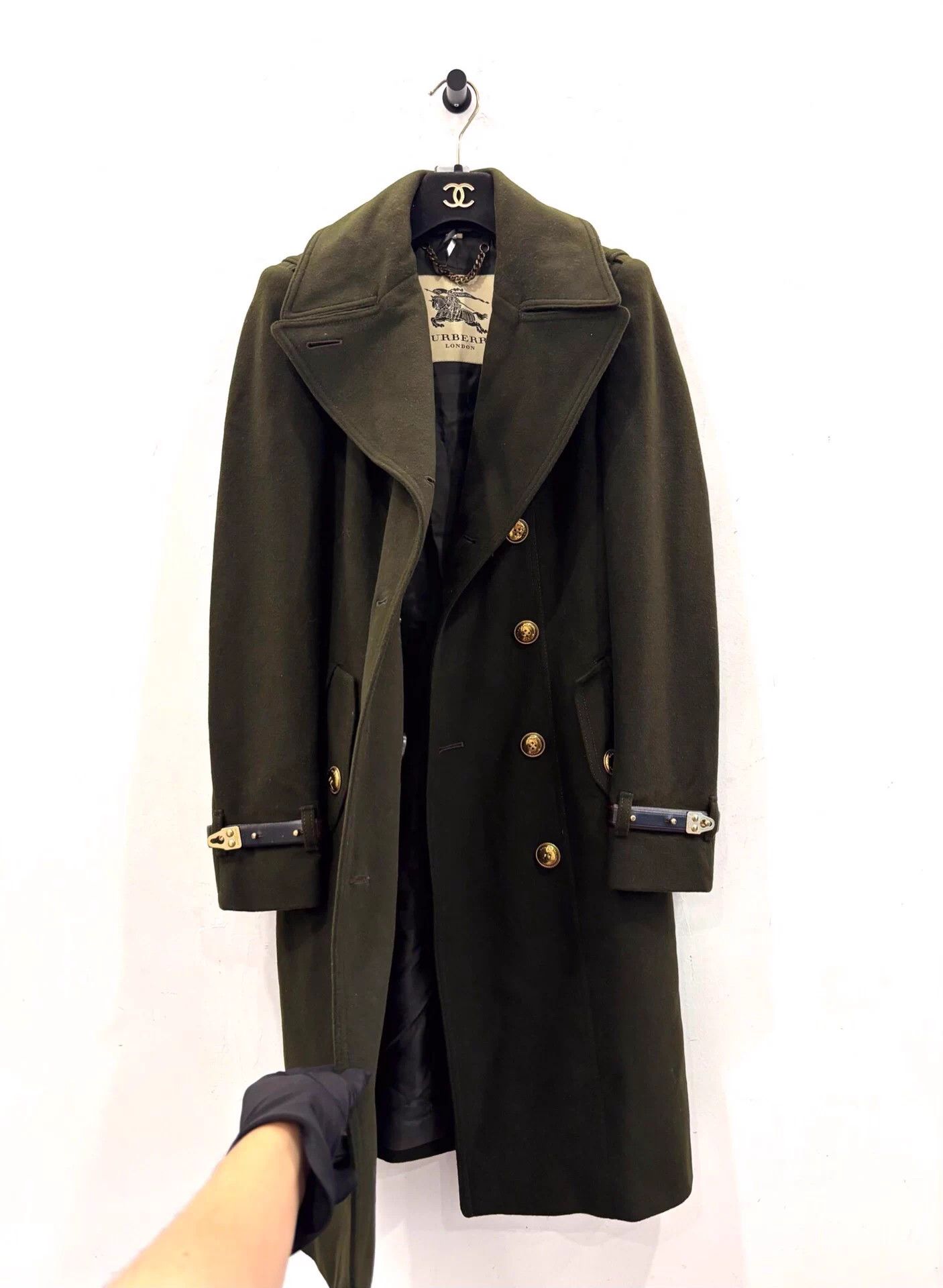 Burberry Burberry London women's green Horseferry coat UK4 Size XS / US 0-2 / IT 36-38 - 3 Thumbnail