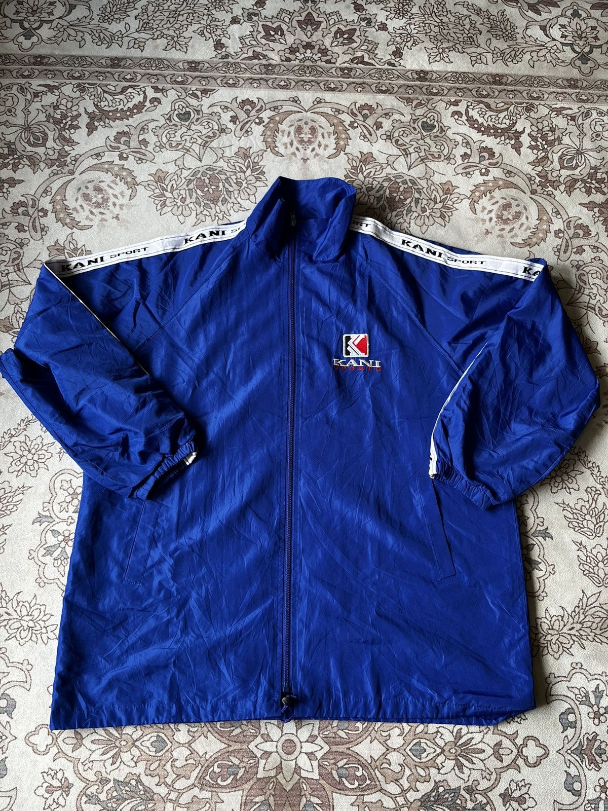Karl Kani Vintage 90's Kani Sport Side Tape Windbreaker Size US XXL / EU 58 / 5 - 3 Thumbnail