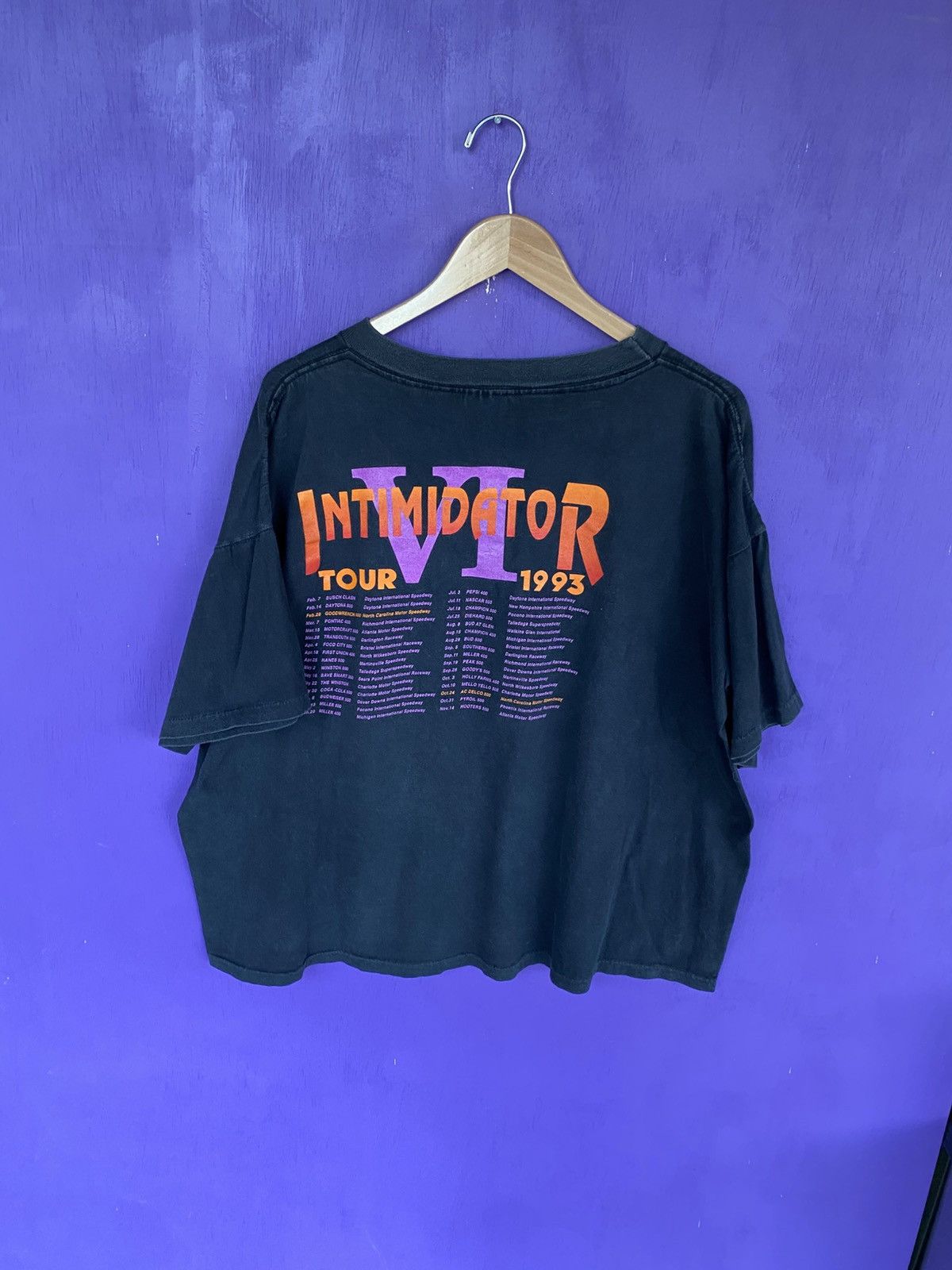 NASCAR Vintage 1993 NASCAR Dale Earnhardt intimidator t-shirt Size US XL / EU 56 / 4 - 2 Thumbnail