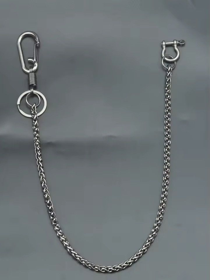 Jewelry Gothic Chunky Gunmetal Trousers Jeans Wallet Chain Size ONE SIZE - 1 Thumbnail
