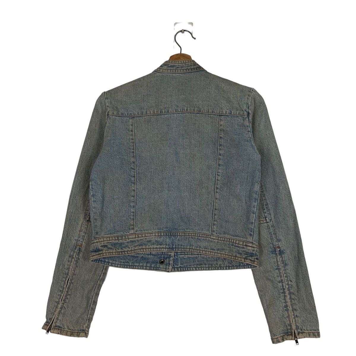 Gap GAP Washed Cropped Denim Jacket #0601-C28 Size S / US 4 / IT 40 - 7 Thumbnail